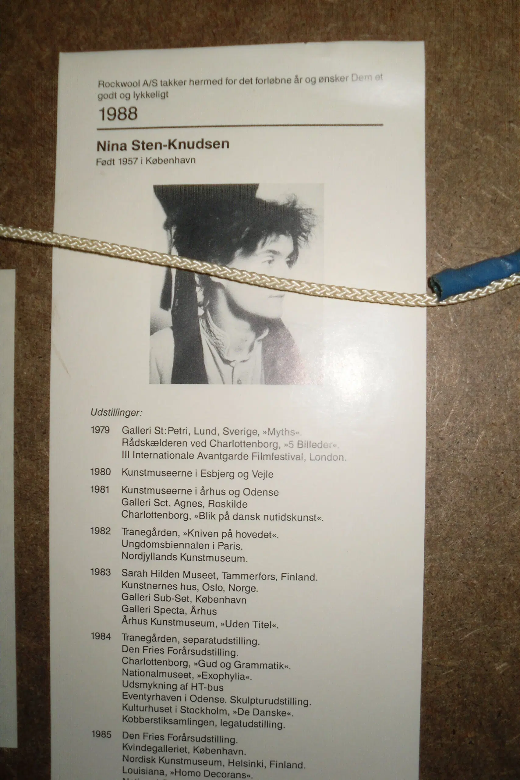 NINA STEN KNUDSEN Tryk 1988