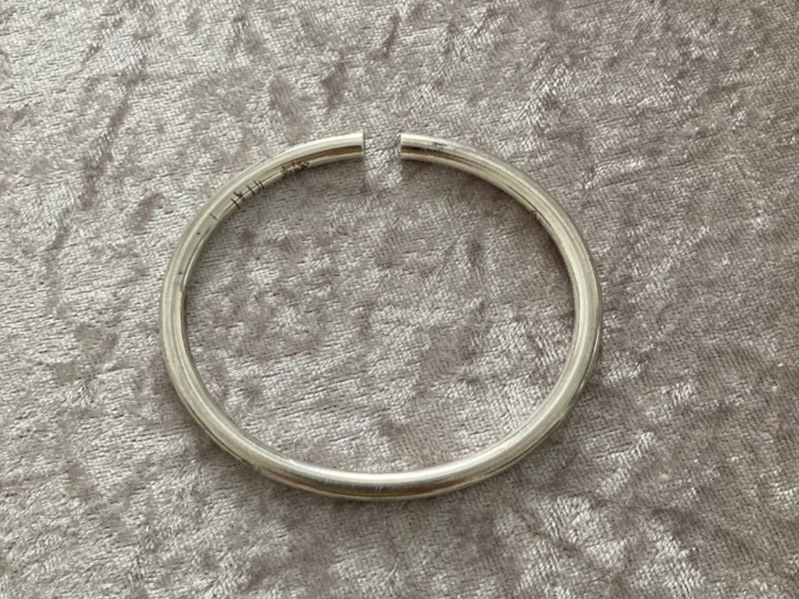 Armring massiv 925 sølv ca 39gram