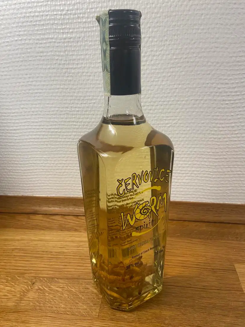 Cervovice worm spiritus tequila flavor