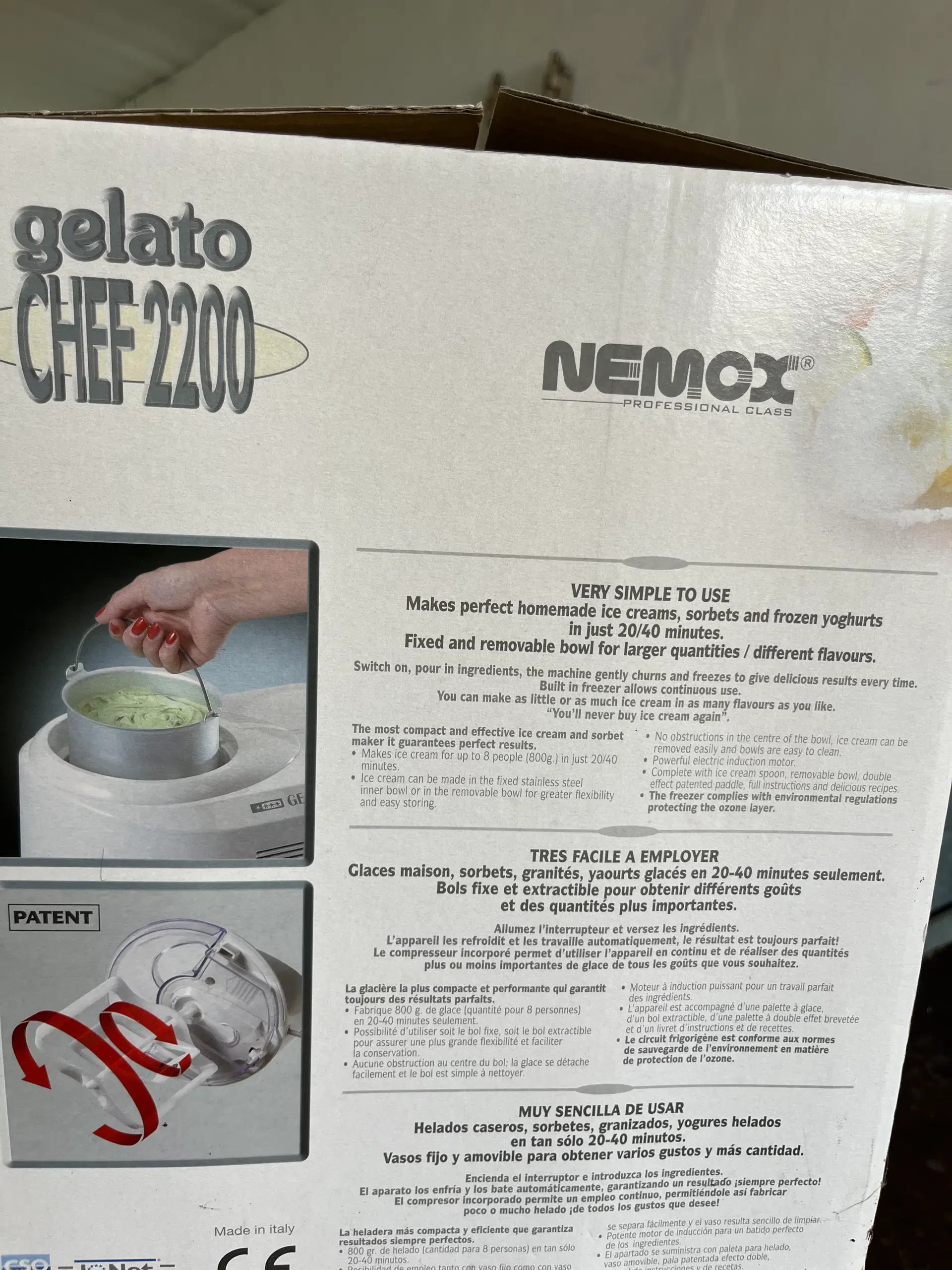 Gelato chef 2200 ismaskine