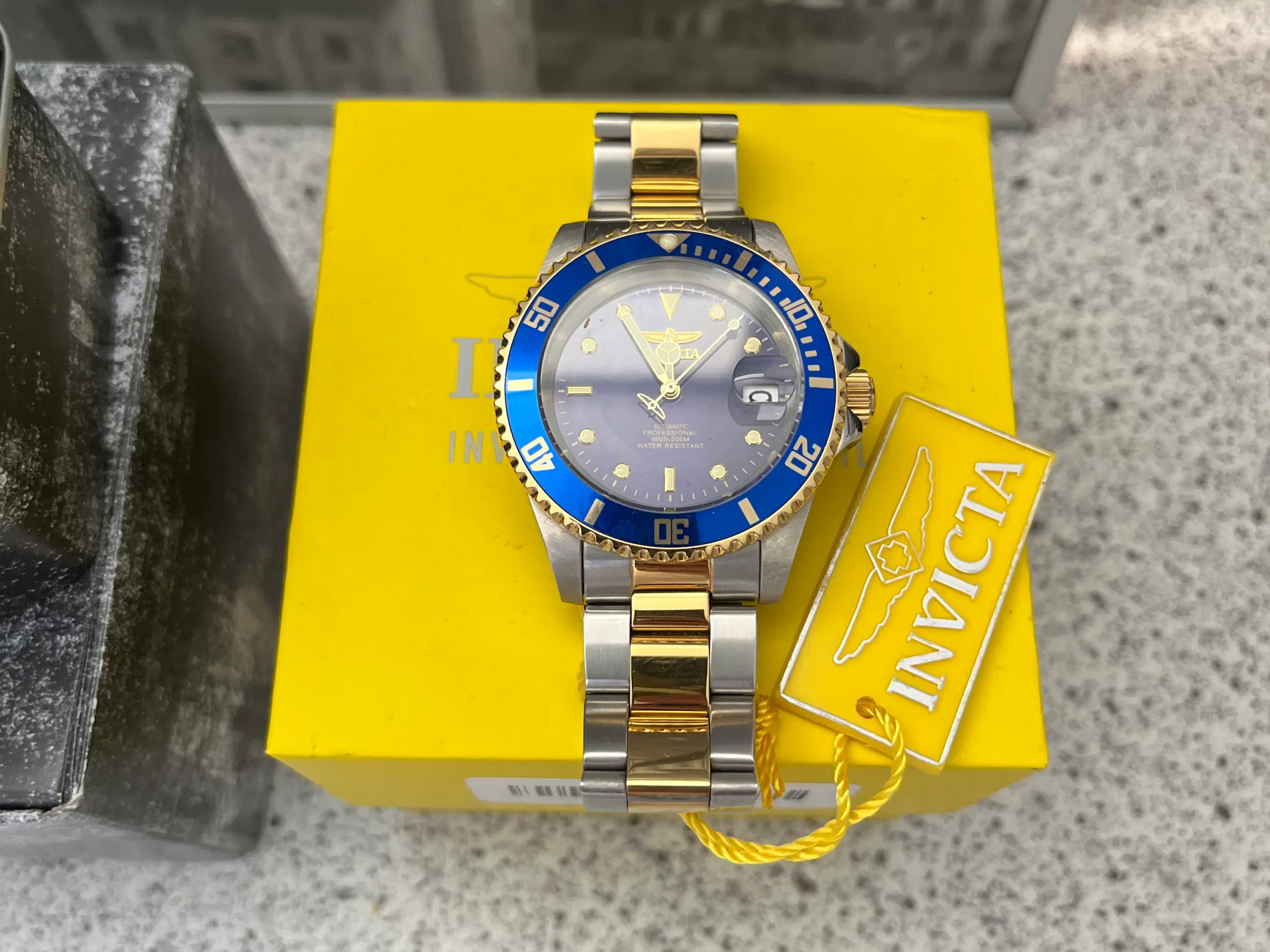 Invicta 8928OB Pro Blå/Guld 40mm