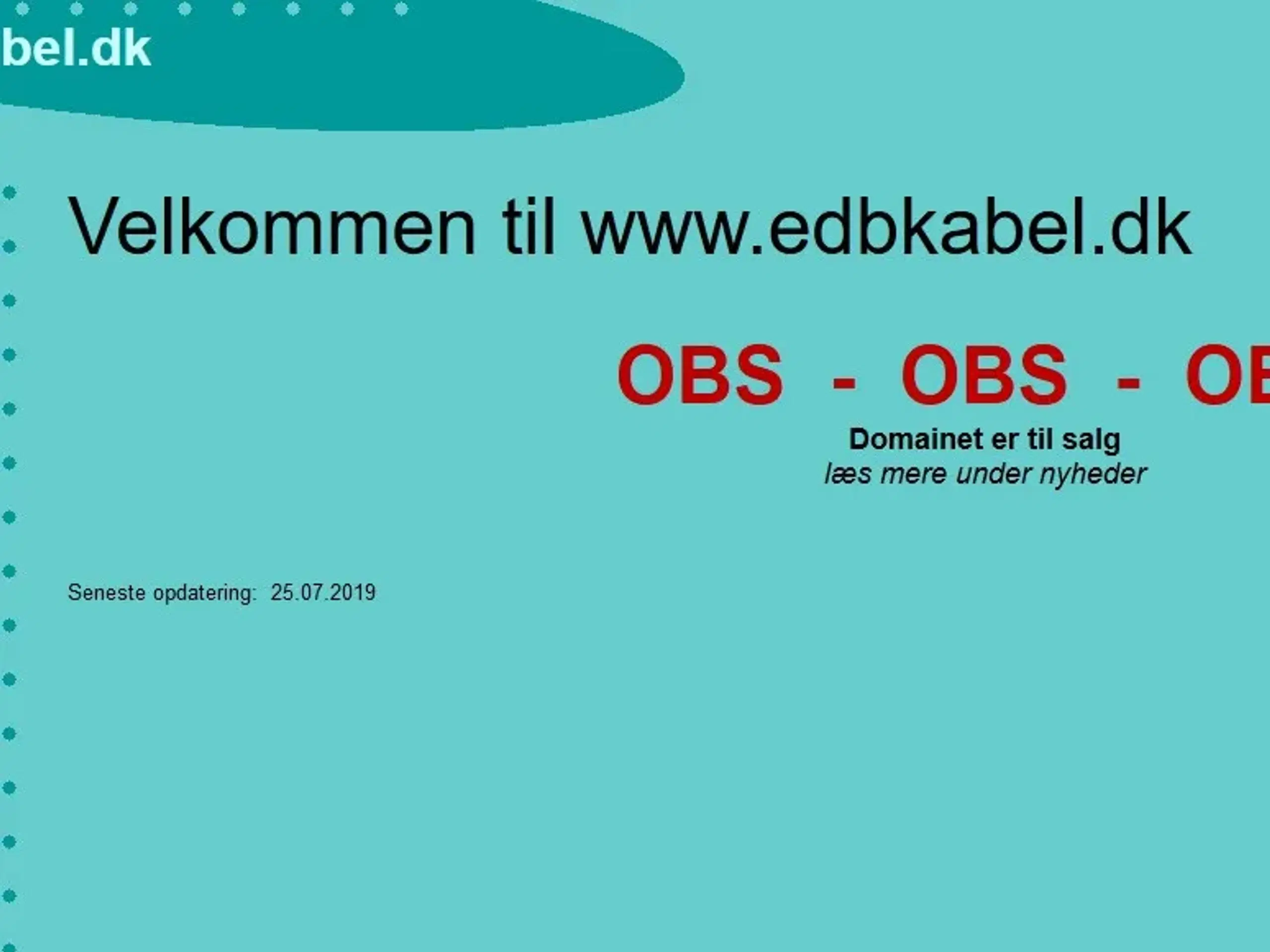 Domain edbkabel