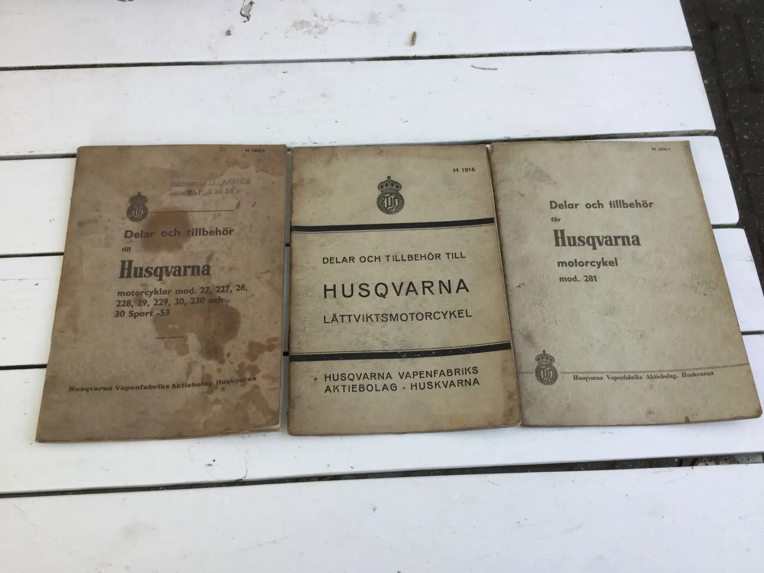 Husqvarna bøger gamle