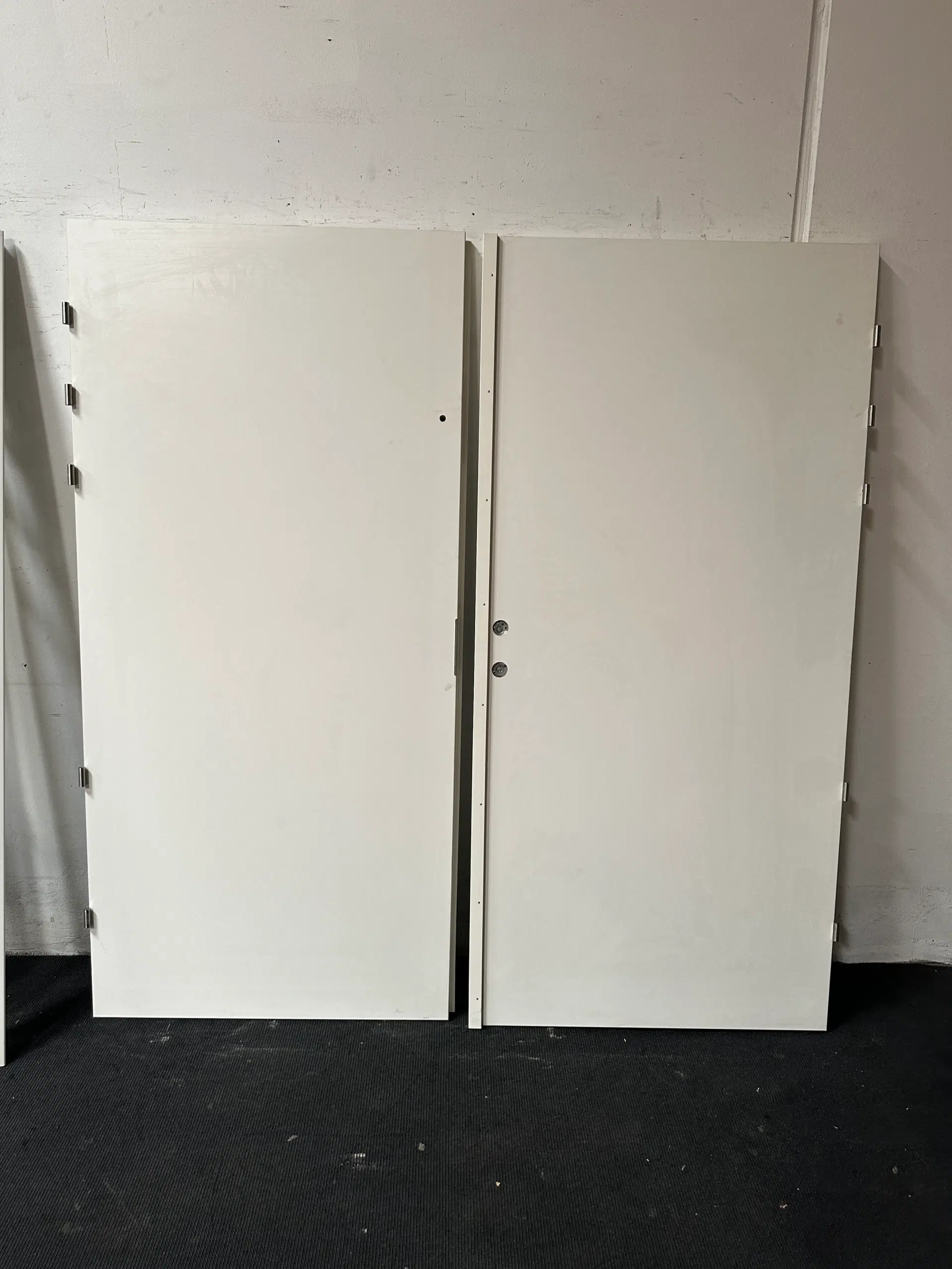 Nordicdoor massiv indvendig dobbelt dør bd30 melamin 1920x2052mm hvid