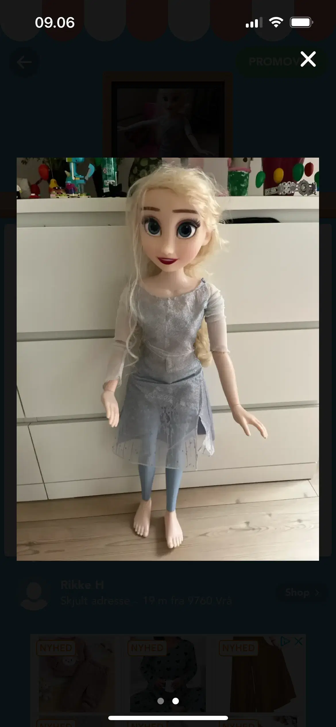 Disney Elsa dukke 81 cm