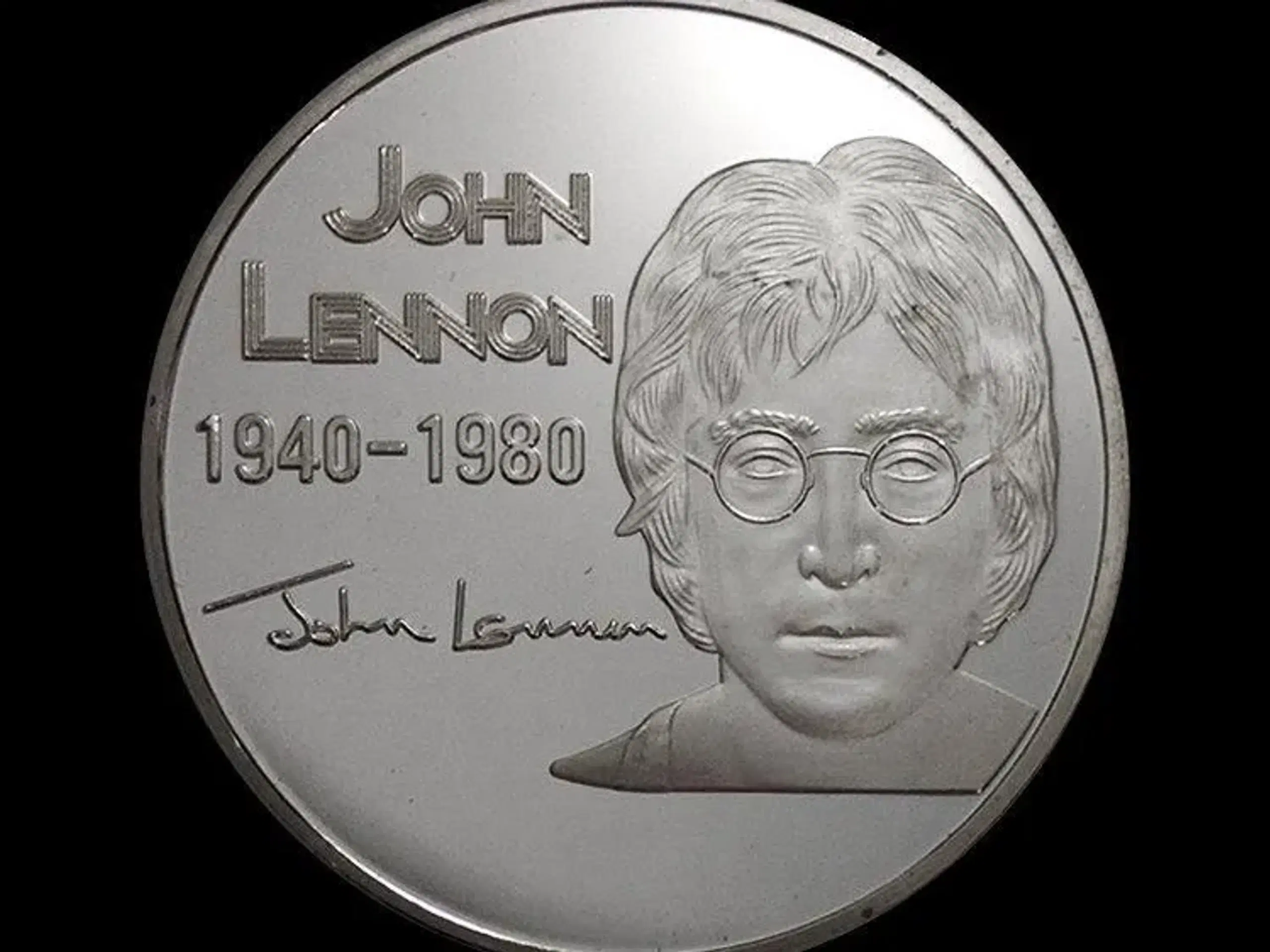 John Lennon mindemedalje 1940-1980