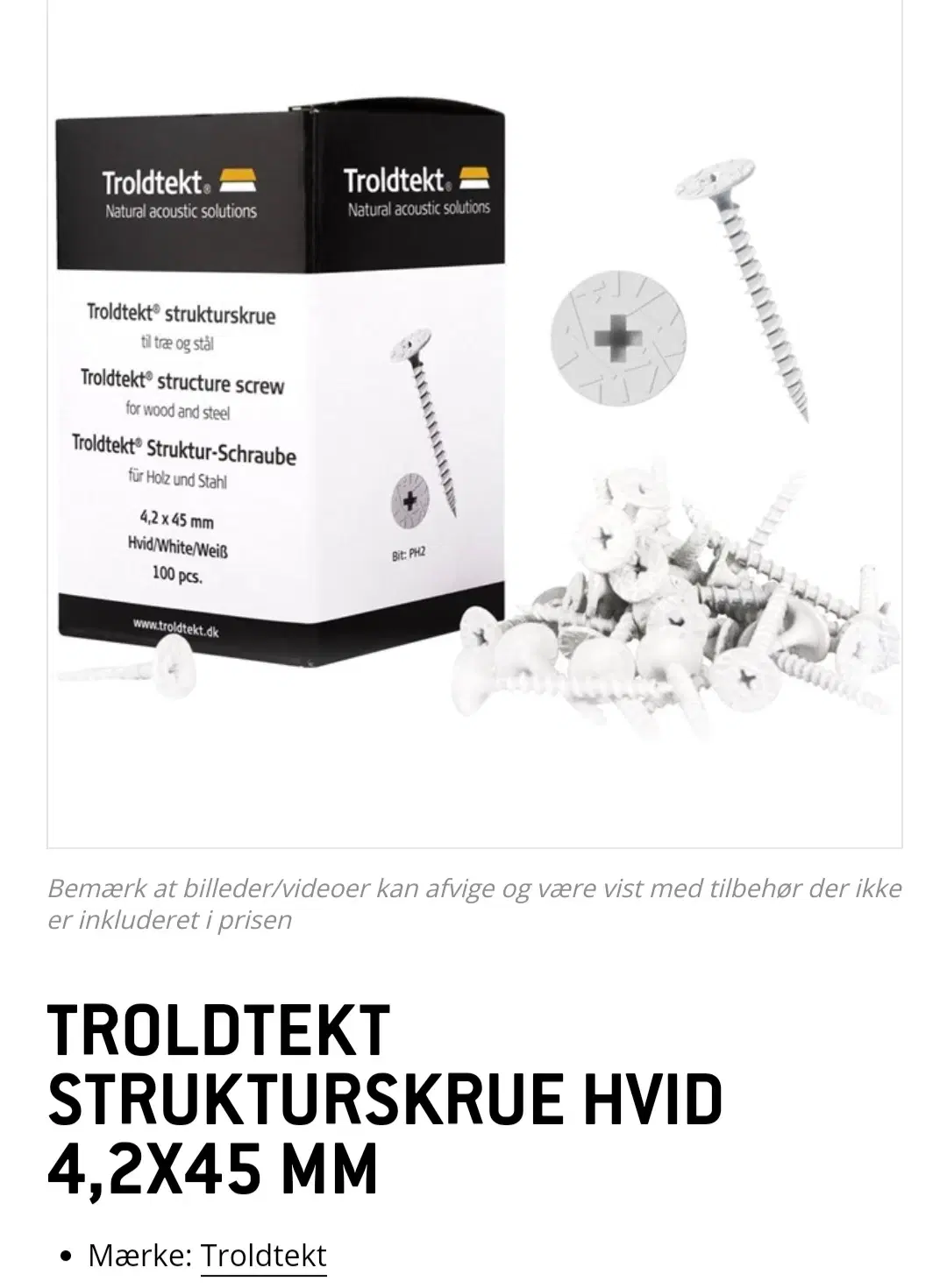 Trolteks skruer