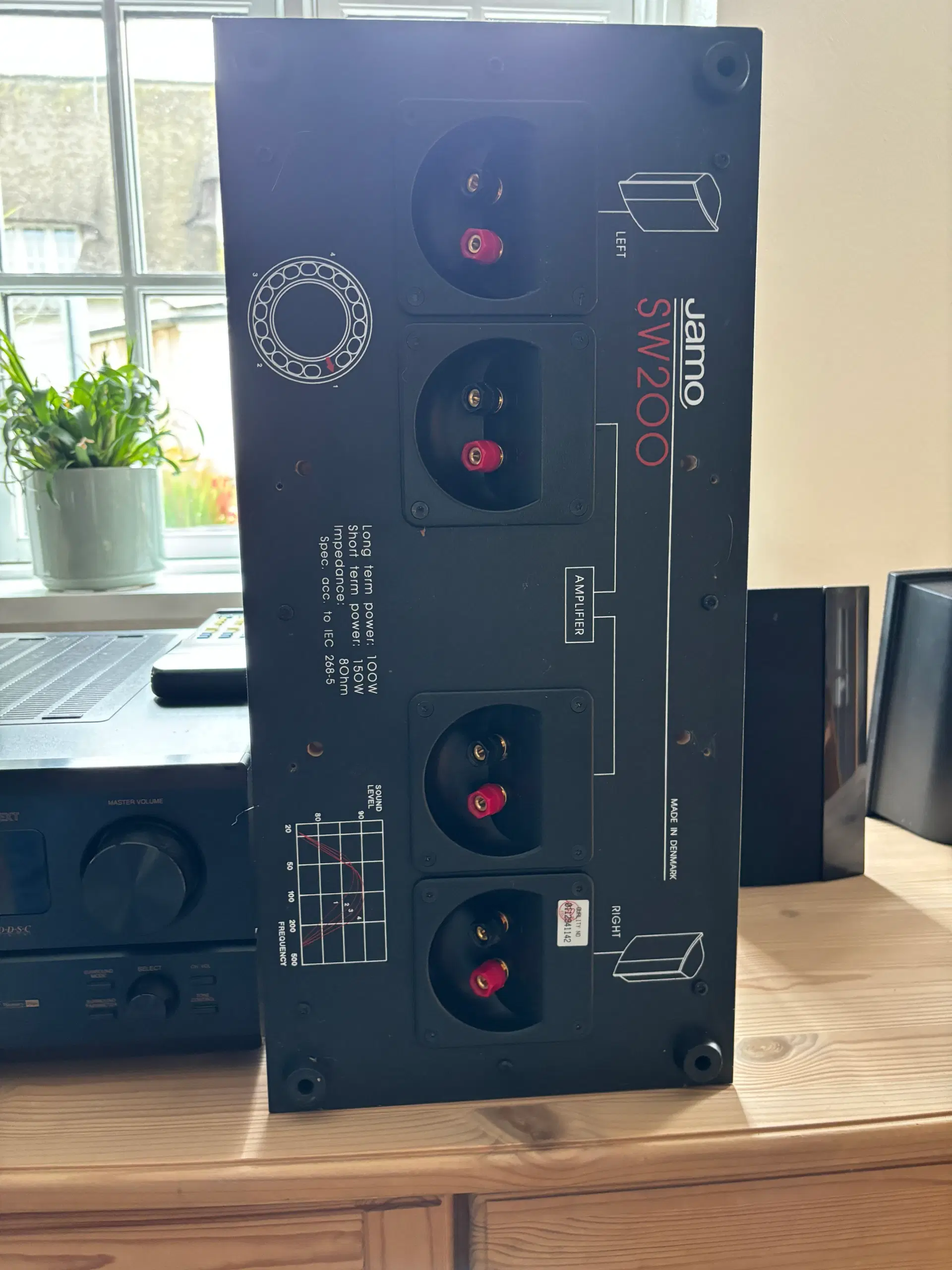 Denon AVR 2800 Surround-anlæg + Jamo højtalere