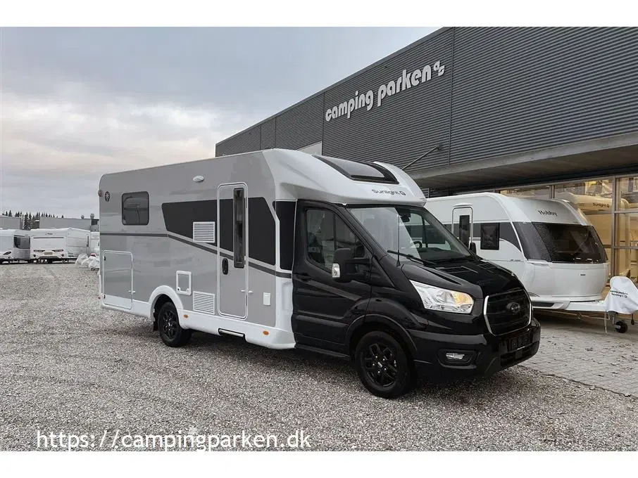 2024 - SunLight T 690L Adv Edition aut   Flot nyhed fra Sunlight på Ford Transit Sporty 2024 design og automatgear!