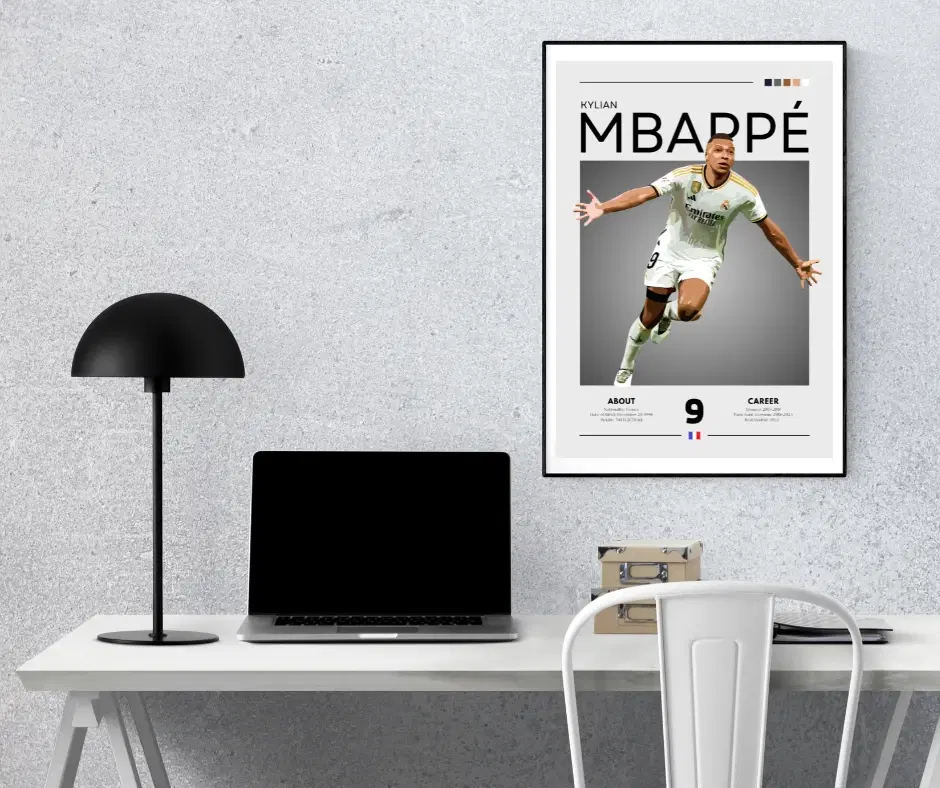 Køb Yamal og Mbappe plakat  opnå 15% ekstra rabat