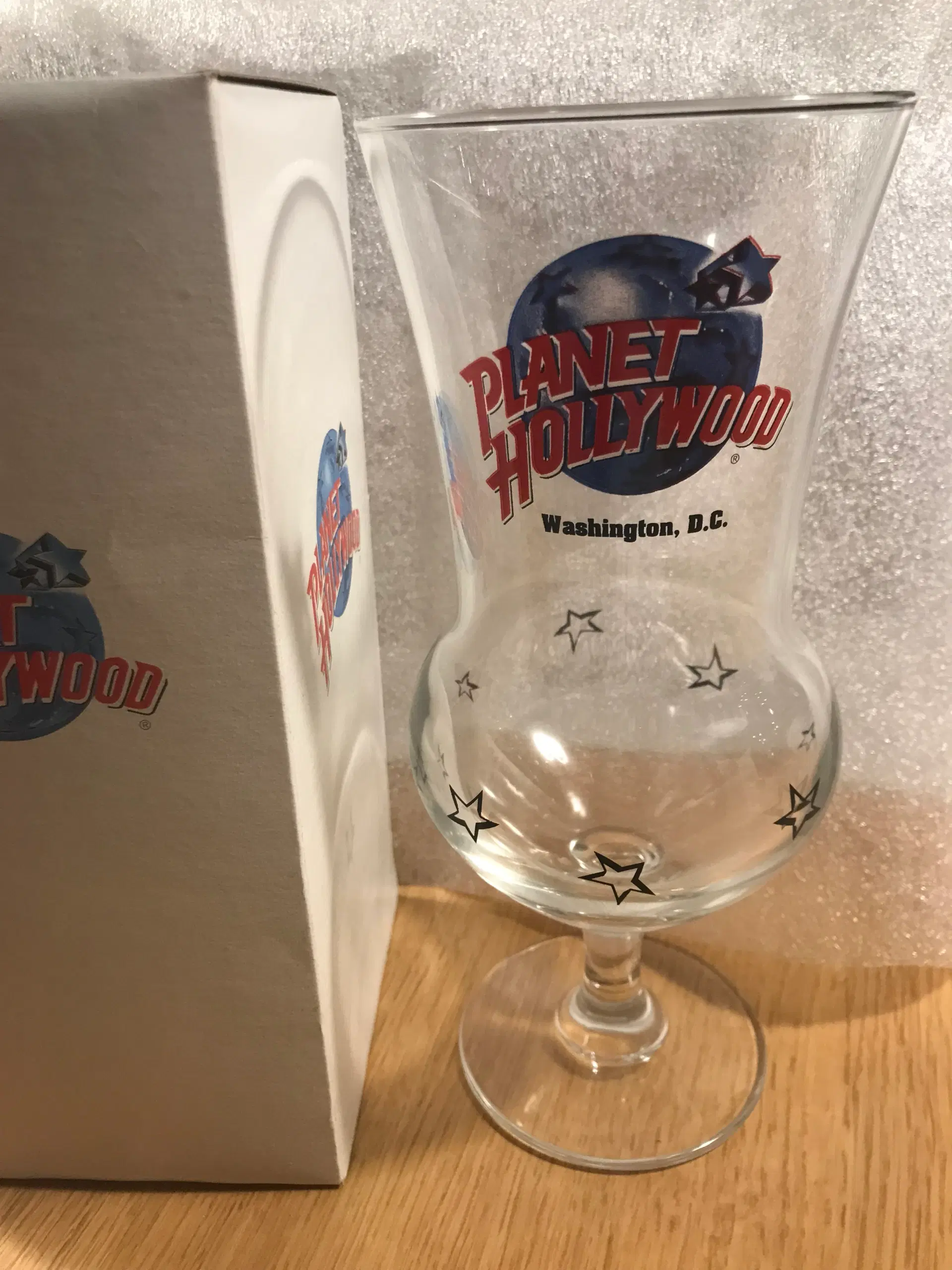 Planet Hollywood Hurricane Cocktail Glas