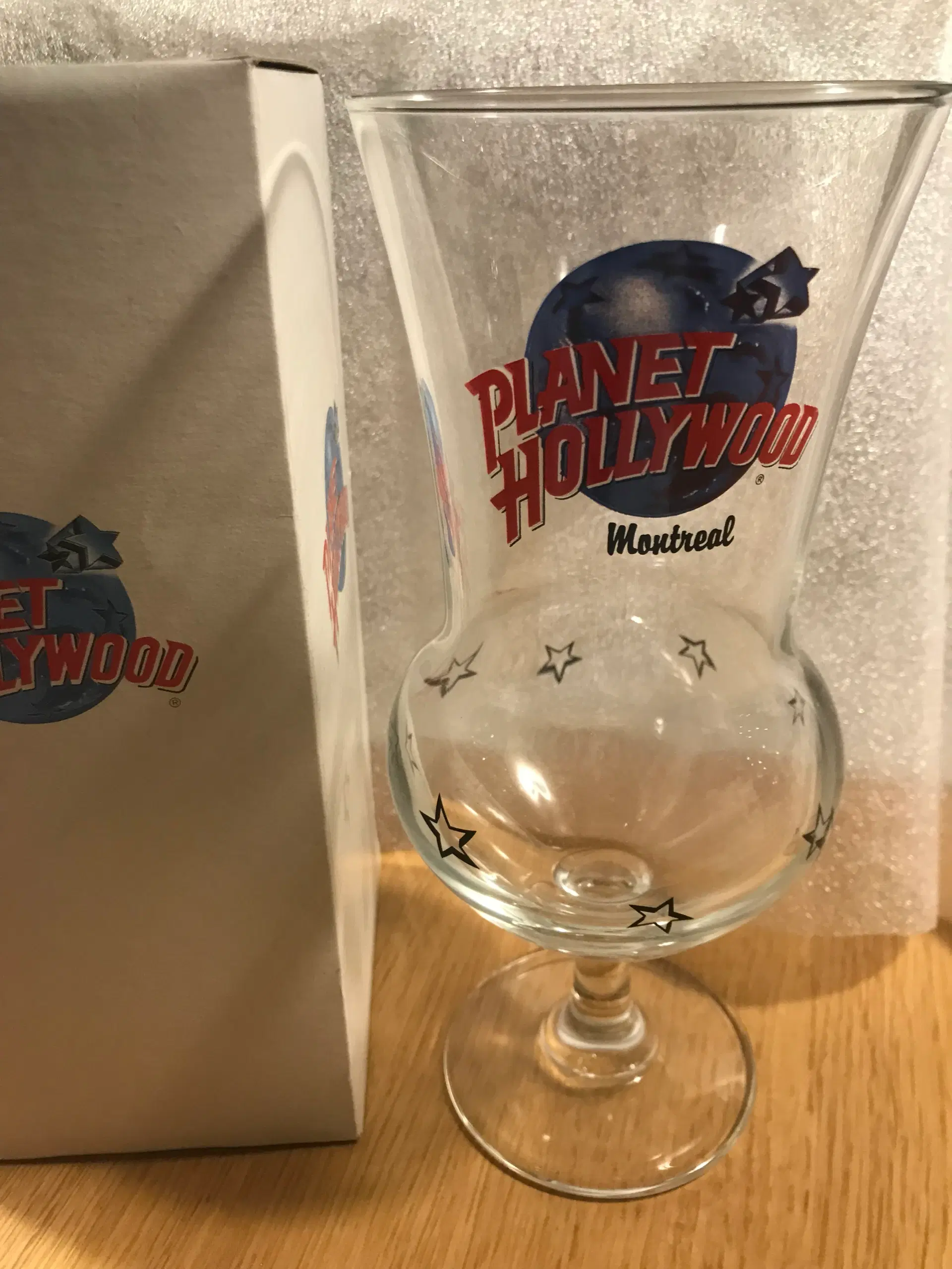 Planet Hollywood Hurricane Cocktail Glas