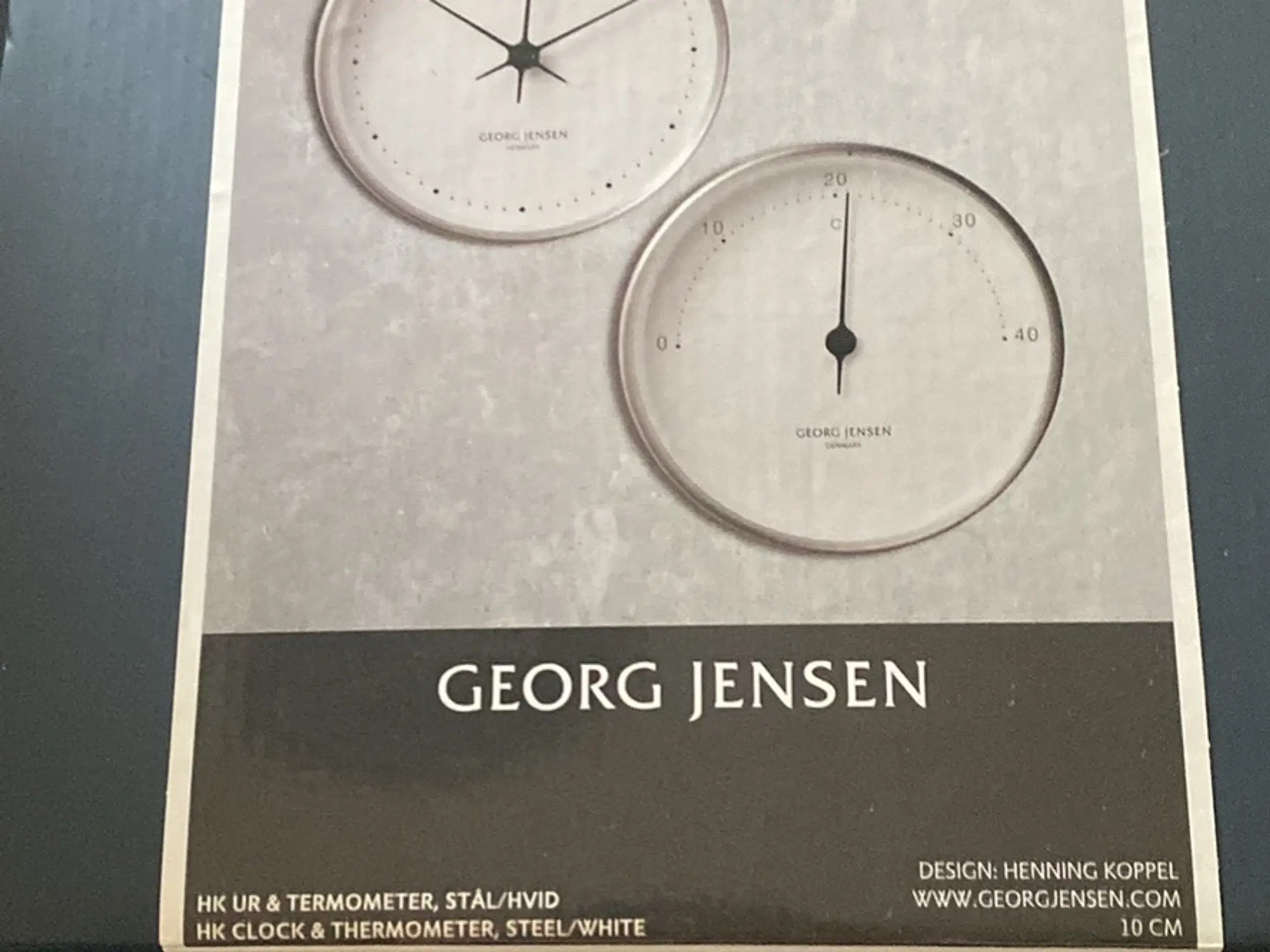 Ur og Termometer - Georg Jensen