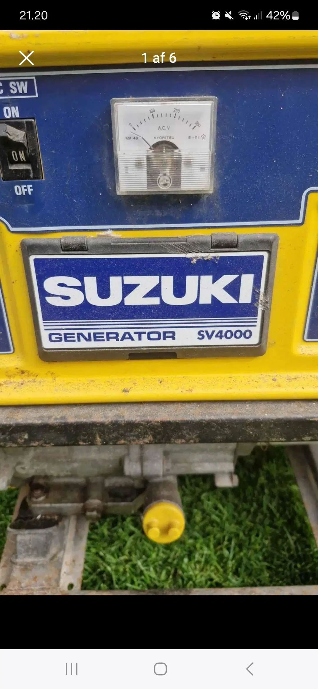 Generator Suzuki Benzin drevet