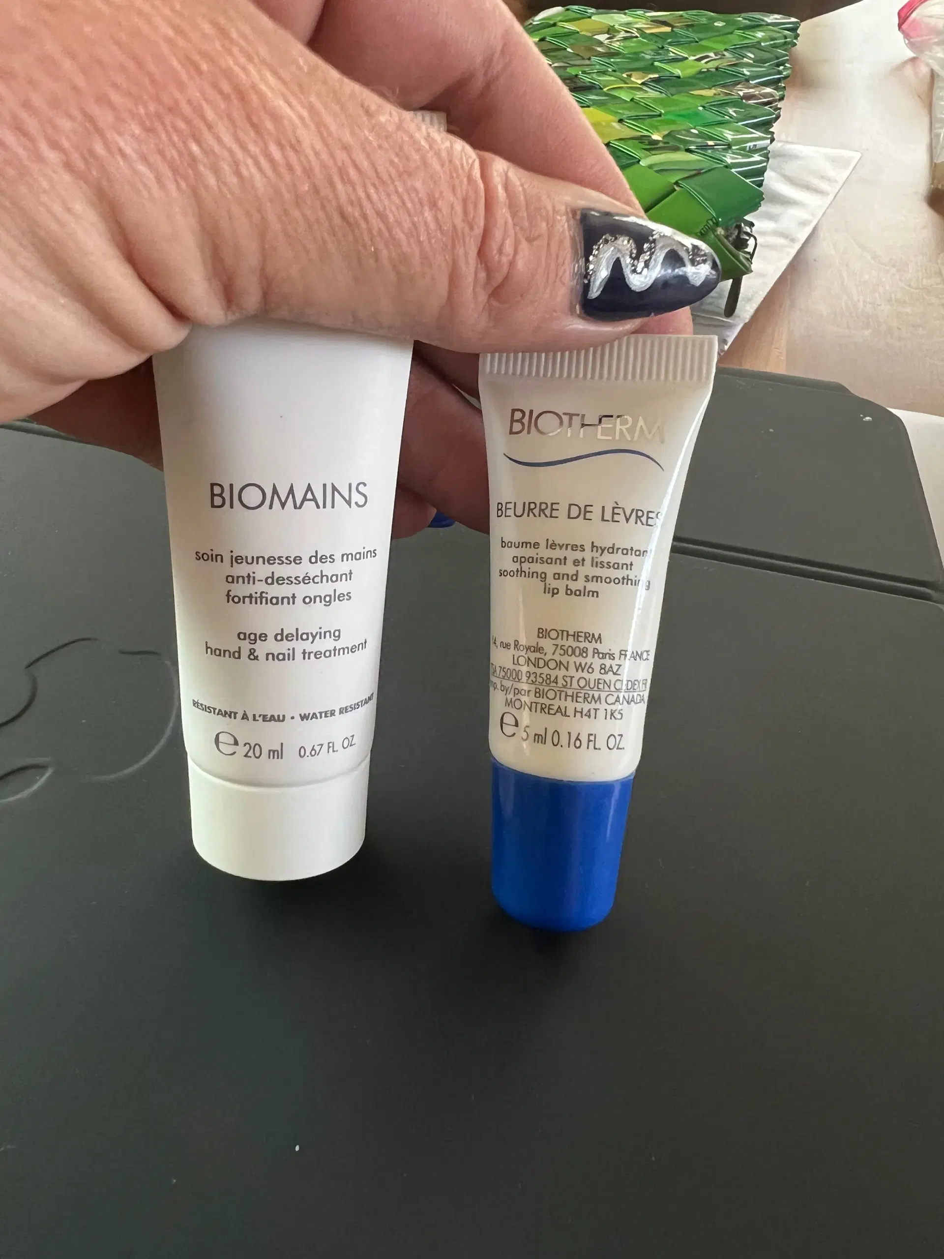 Biotherm hånd/negle behandling og lip balm