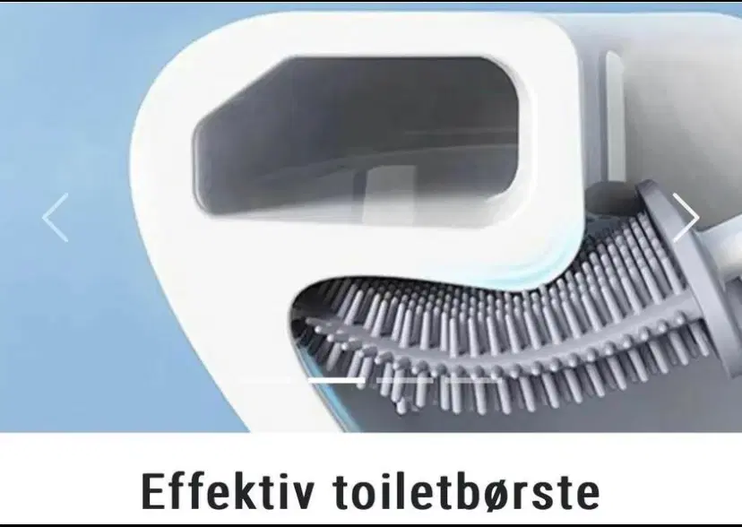 Silikone toiletbørste