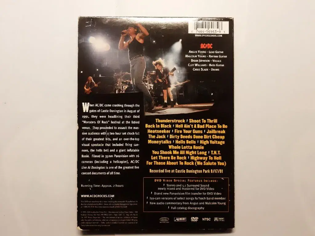 AC/DC Live at Donington DVD