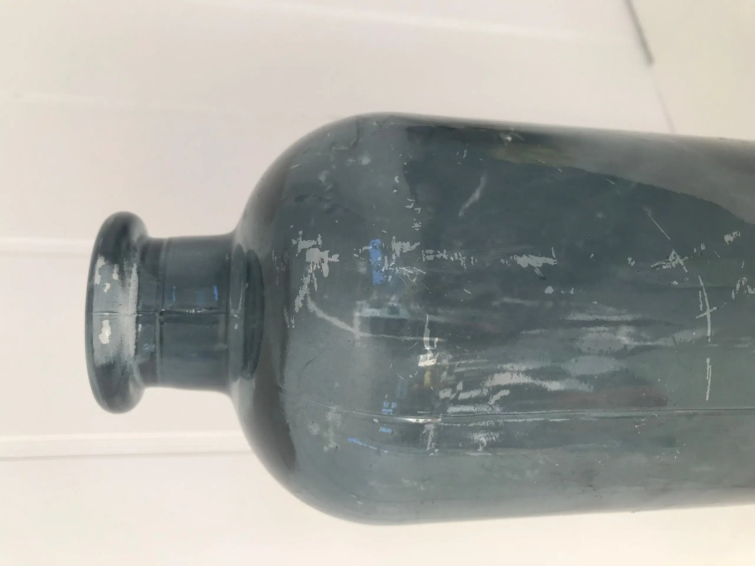 Stor blå flaske (vintage)