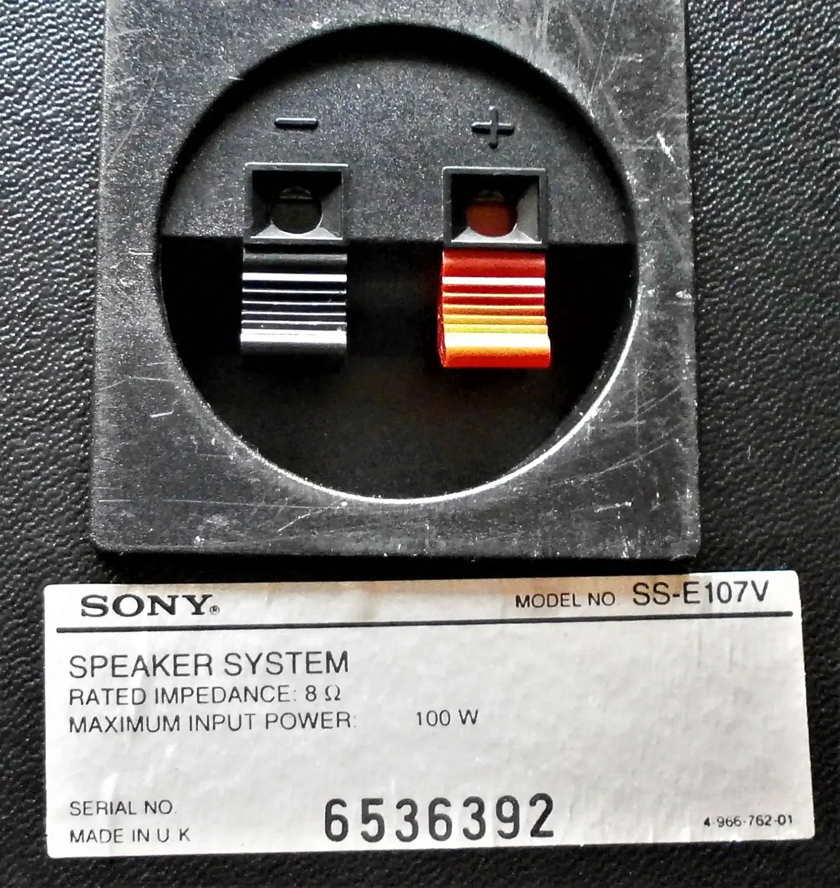 Sony SS-E107V Speaker System