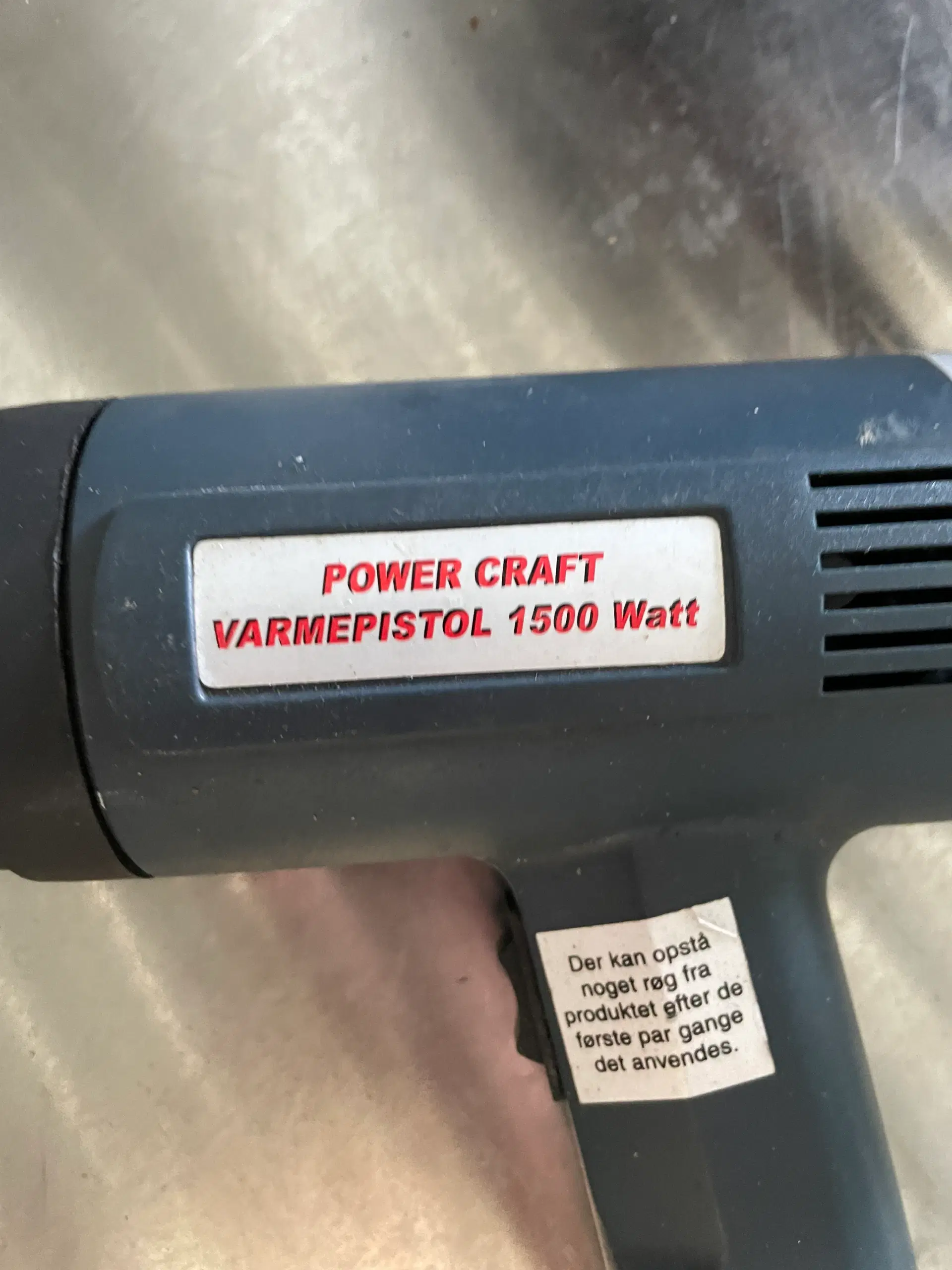 Varmepistol Power Craft 1500watt rigtig god