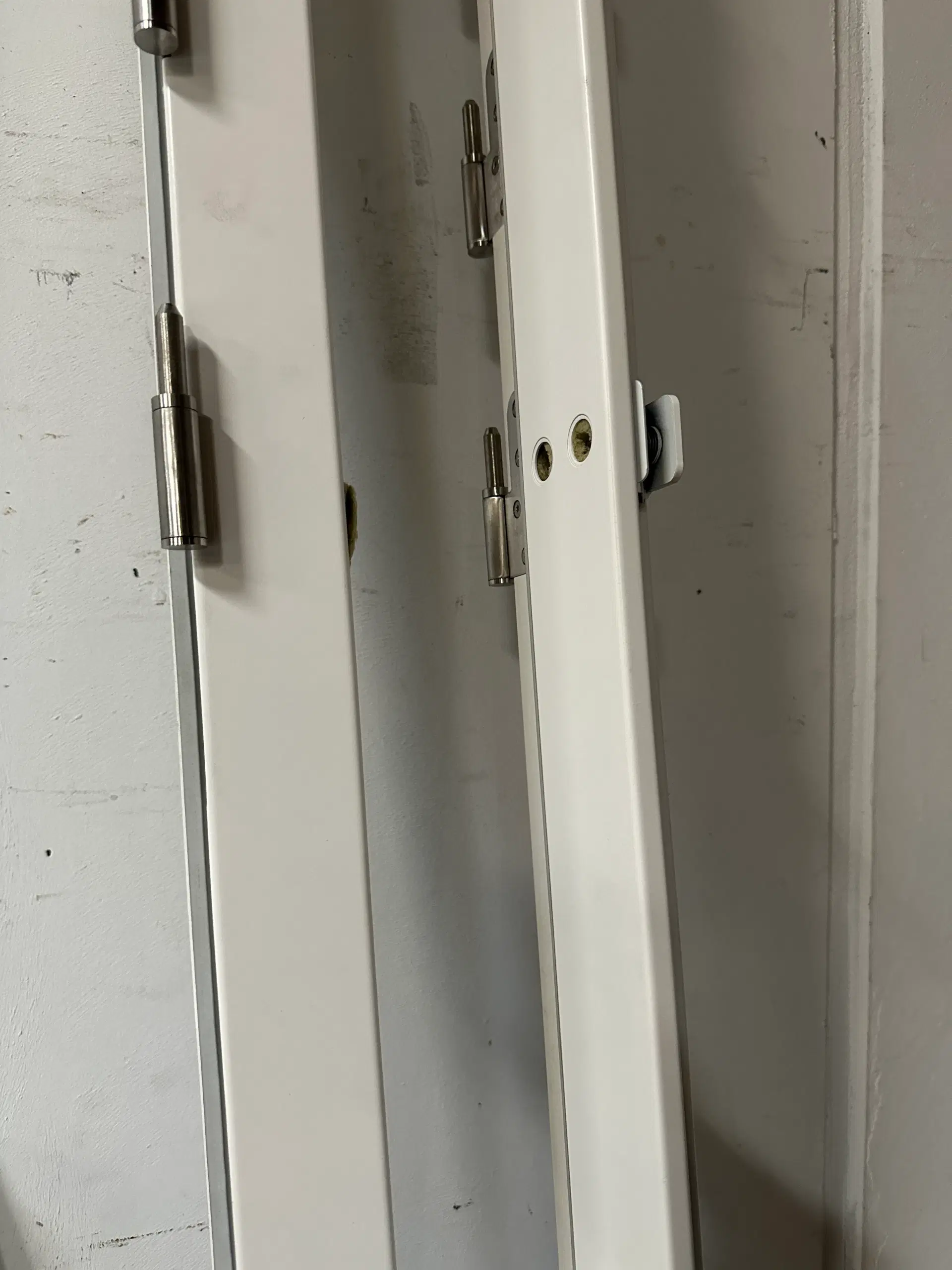 Nordicdoor massiv indvendig dobbelt dør bd60 db25 melamin 1520x2552mm hvid