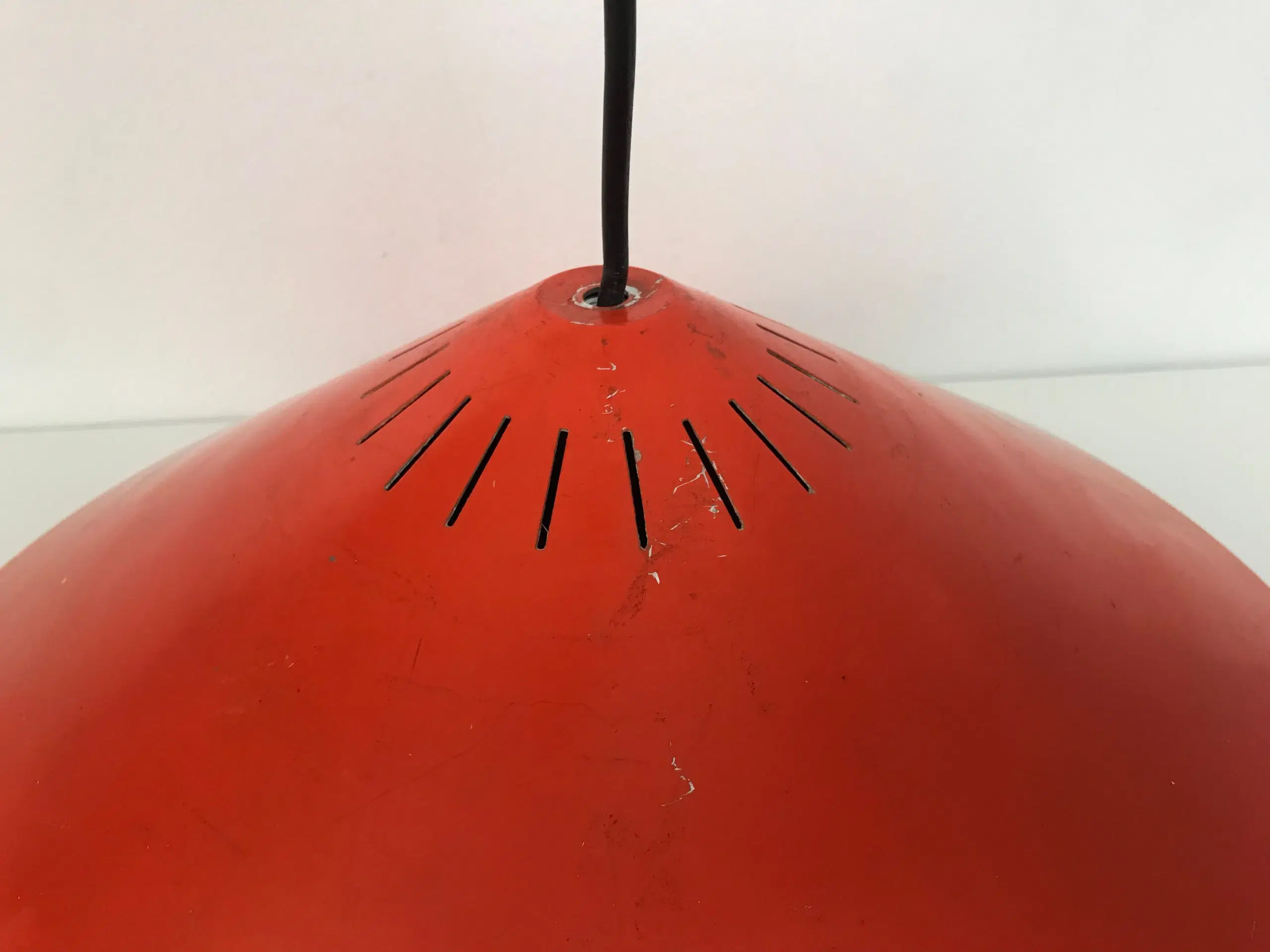 Retro loftslampe / pendel orange-rød