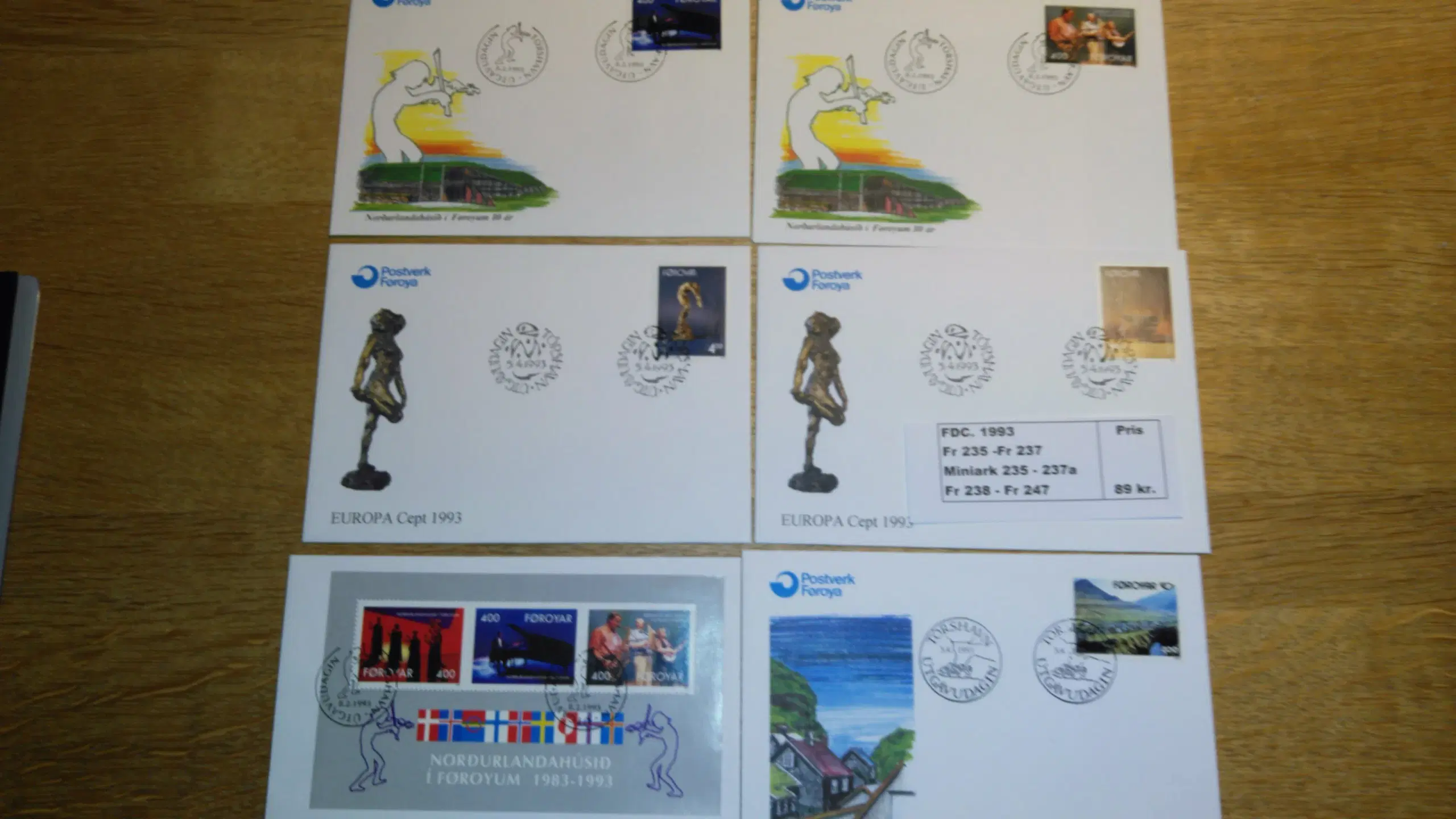 FR FDC 1978-98 til stærk nedsat pris kun 376 kr