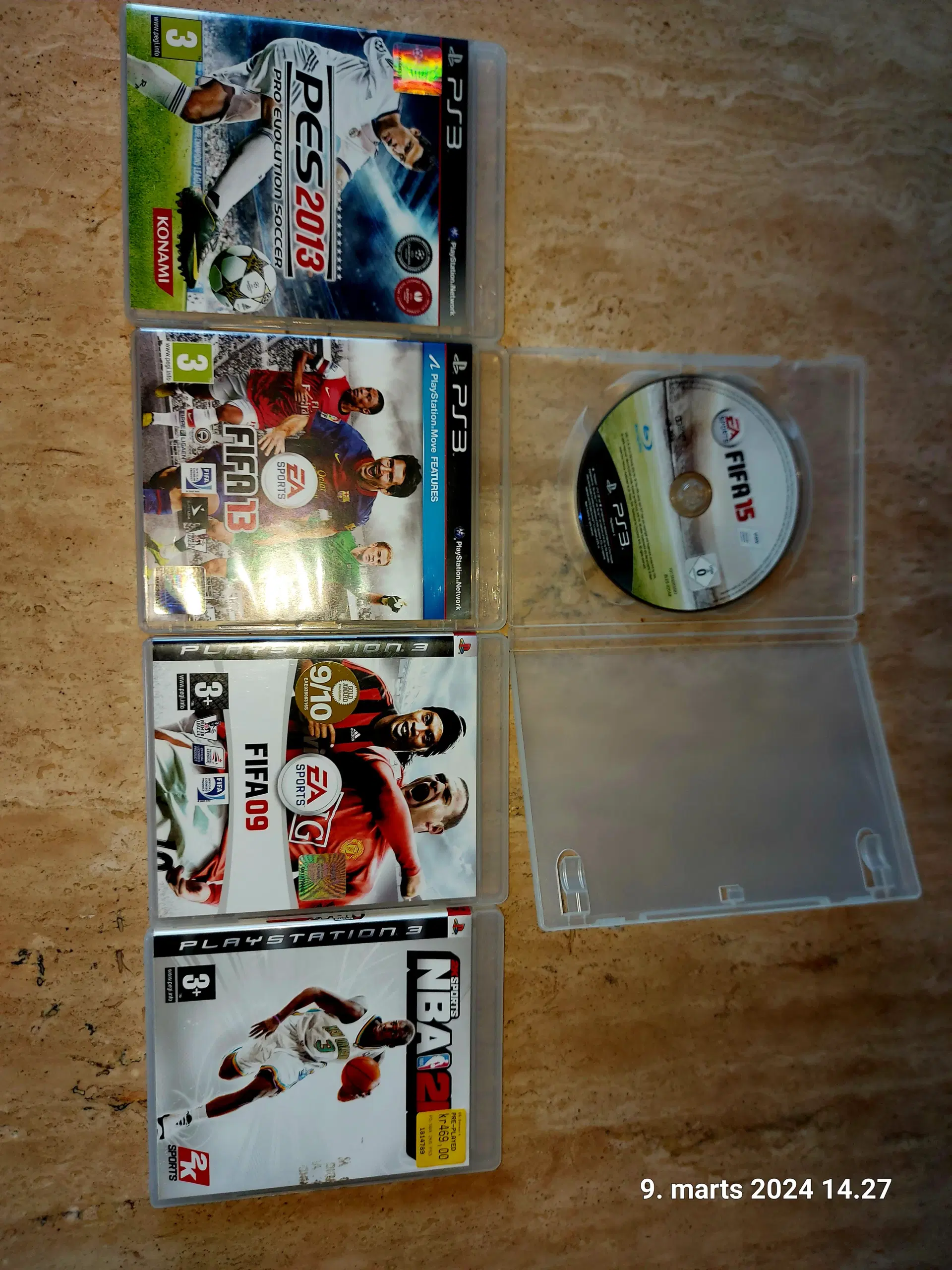 5 ps3 spil Fifa NPA