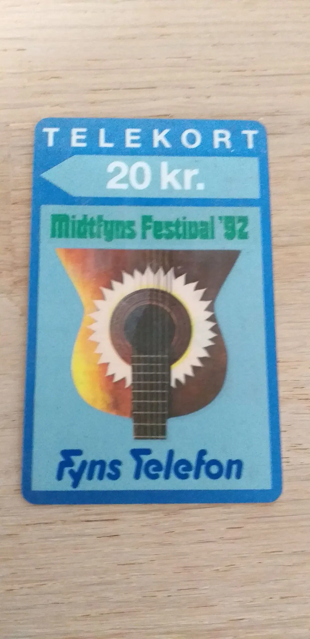 Telefon kort Midtfyns festival 1992