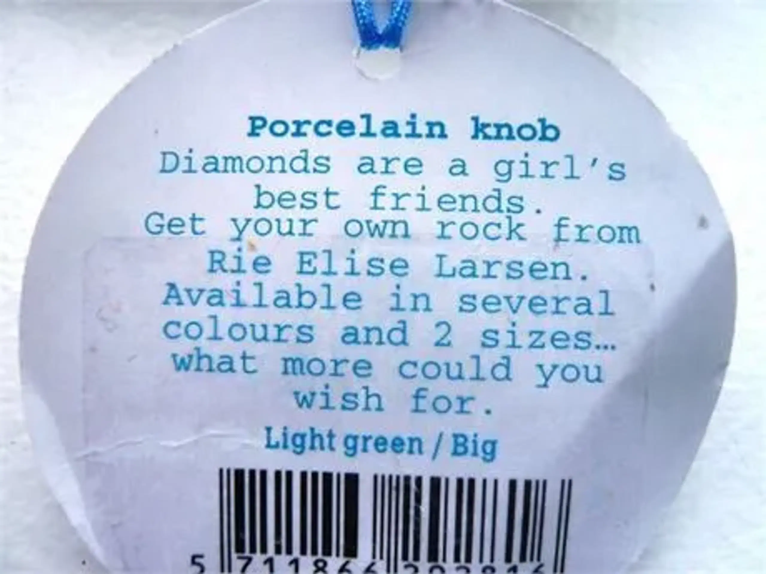 Rie Elise Larsen - Porcelæn diamant knopper