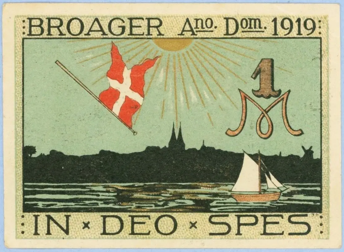 Broager Nødpengeseddel 1919