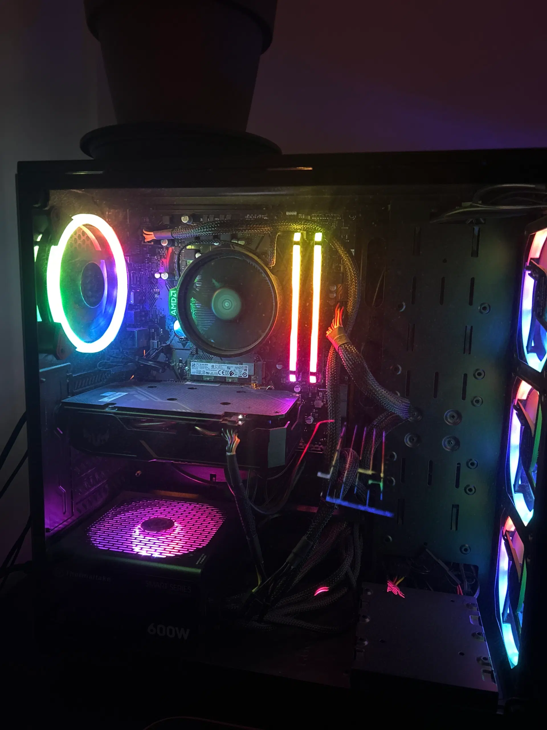 RGB gaming setup