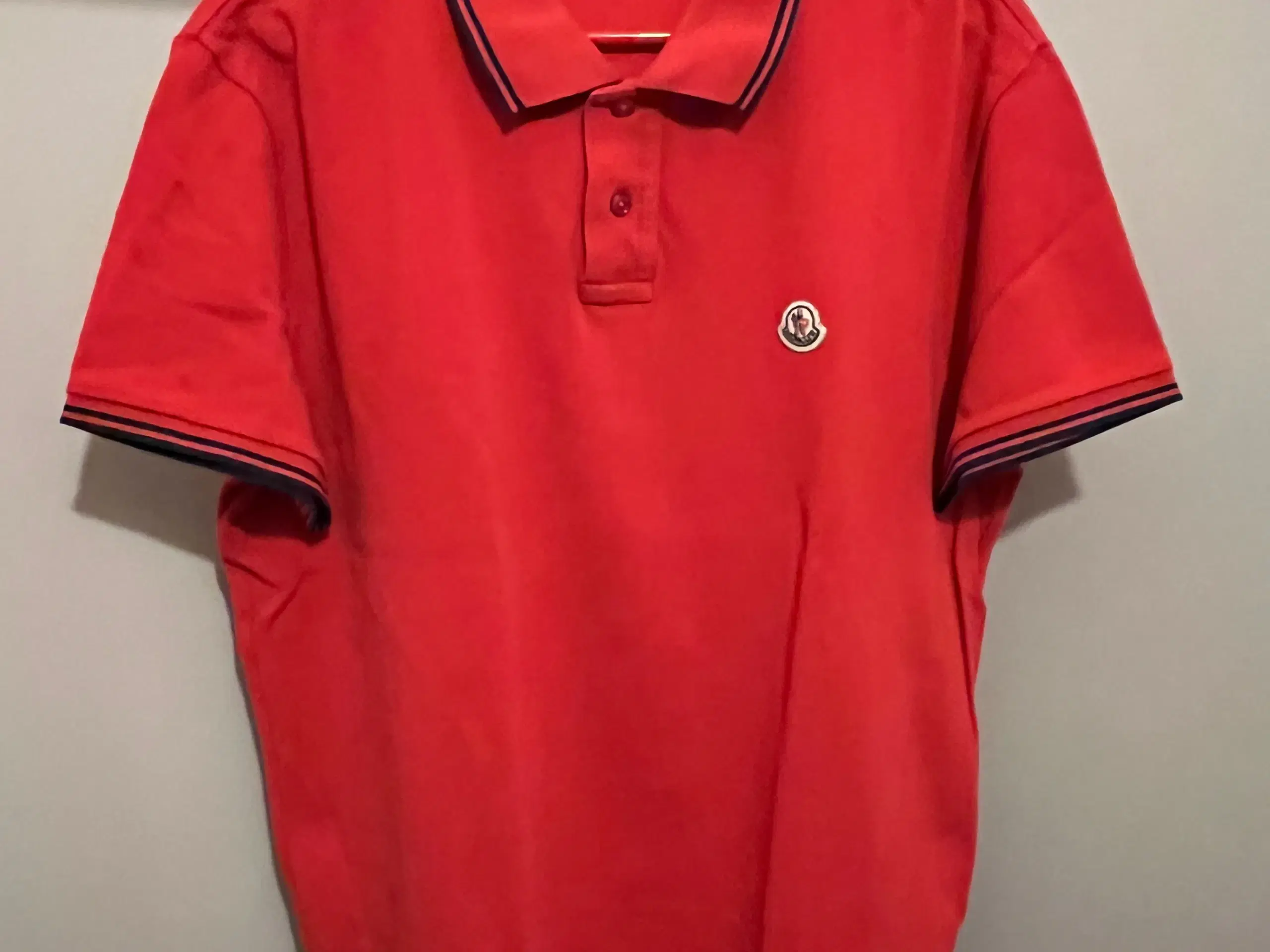 Moncler i rød Polo t-shirt