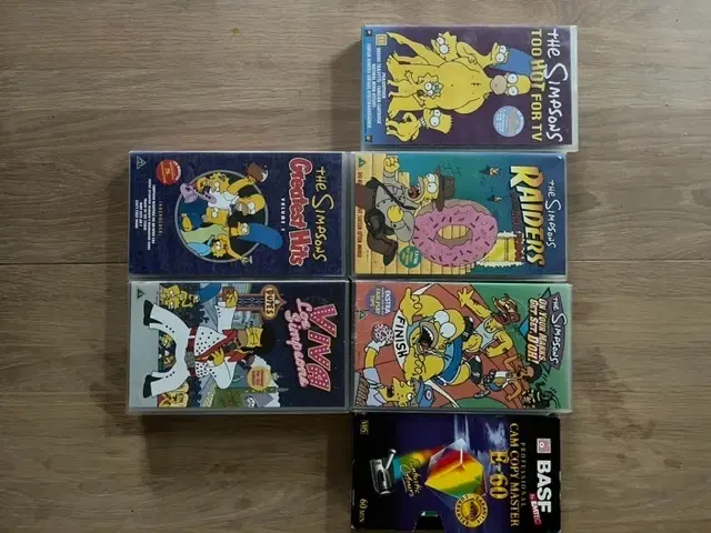 The Simpsons Lucky Luke og Dragon ball (VHS)