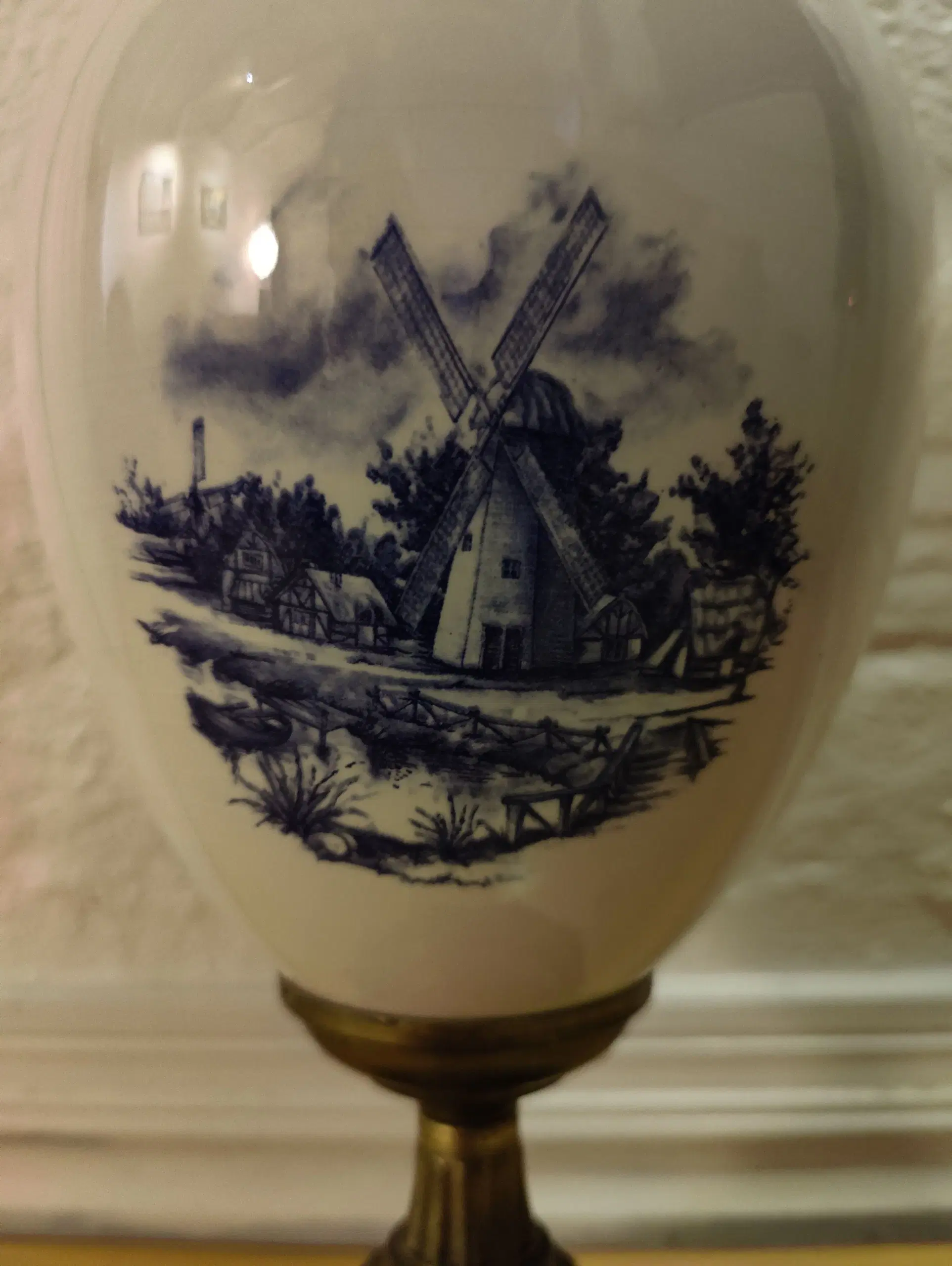 Delft porcelænslampe?