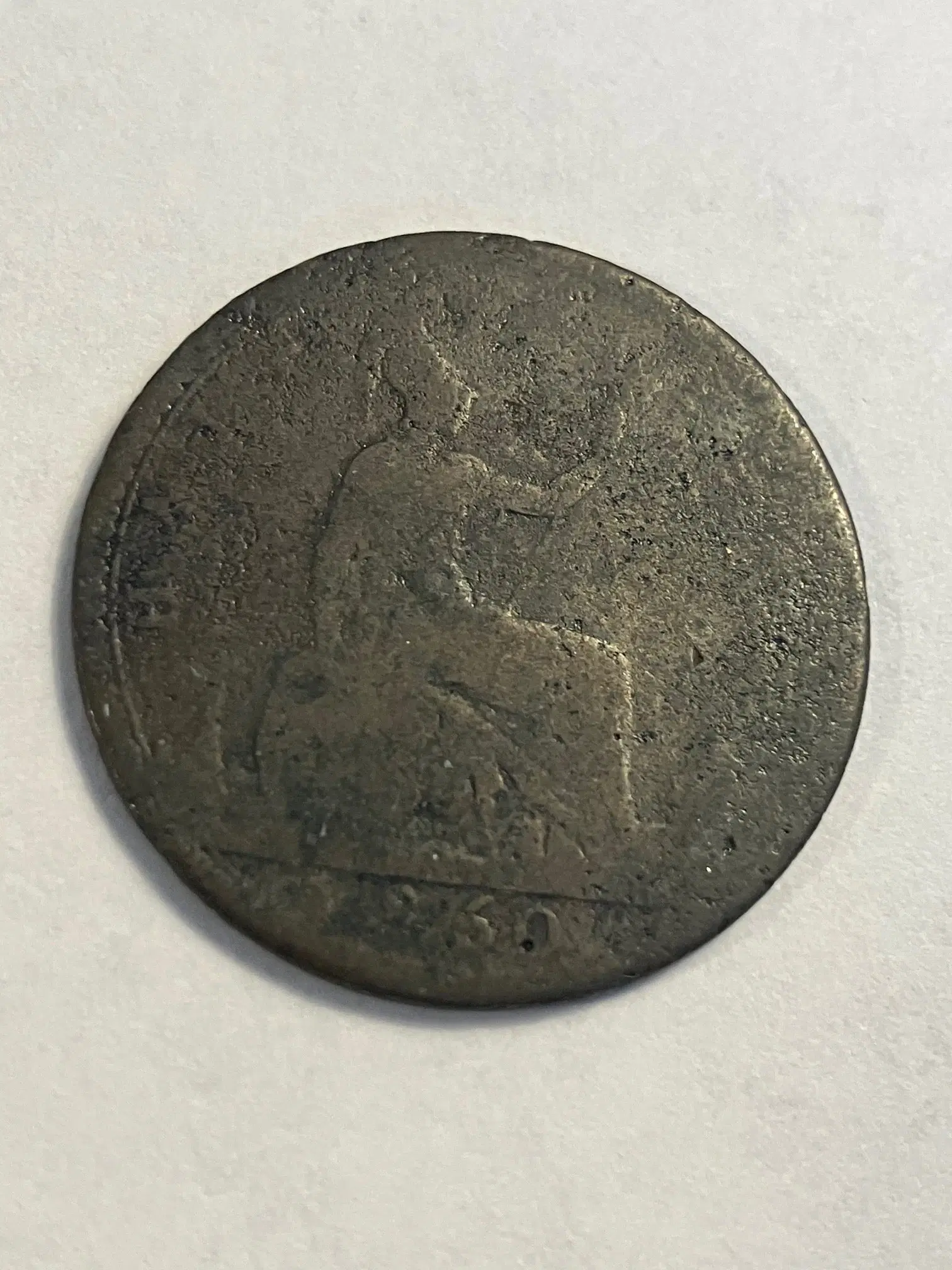 Half Penny 1860 England