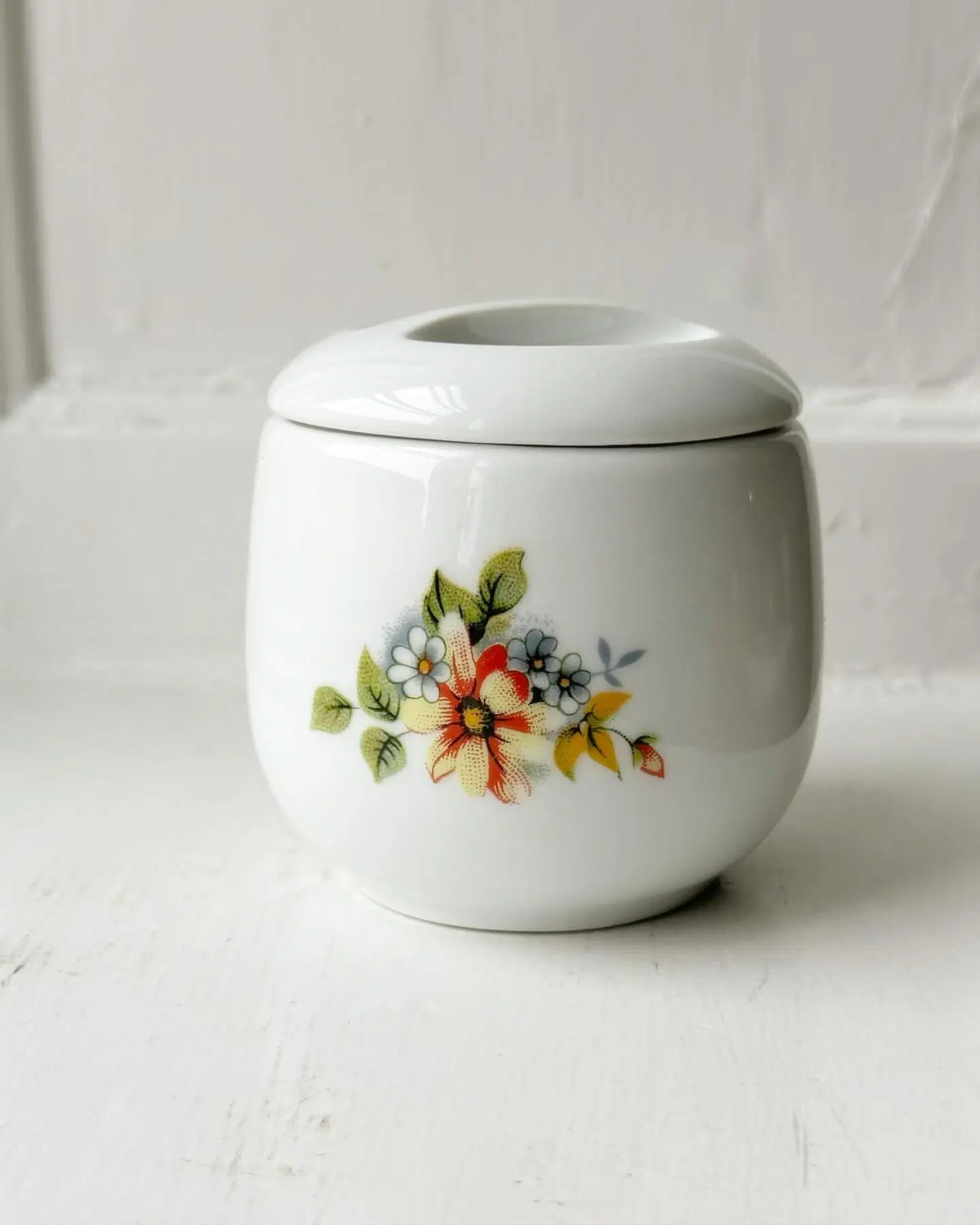 Polsk porcelæn m blomstertryk