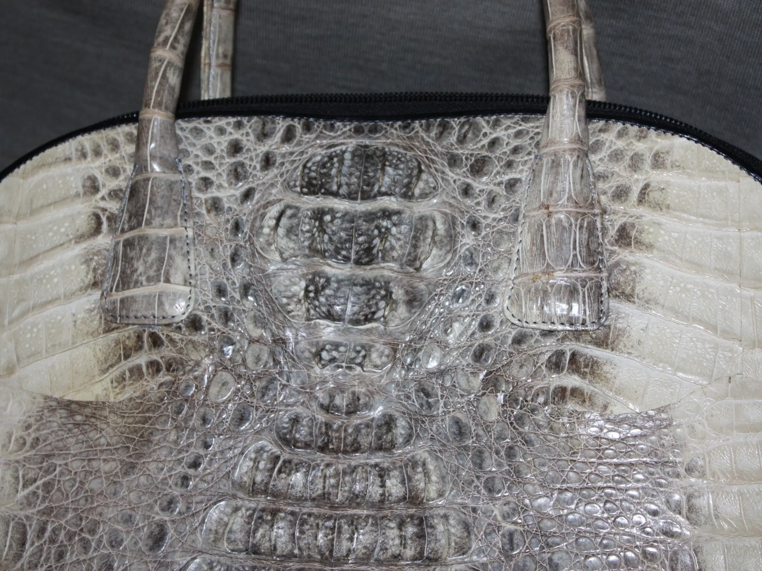 River Genuine Crocodile Skin / krokodilleskind