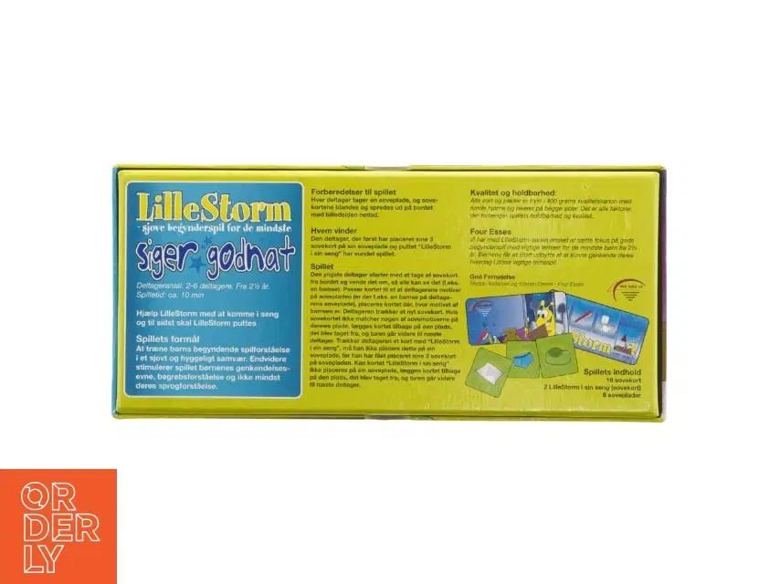 Lillestorm Siger Godnat Spil (str 25 x 12 cm)