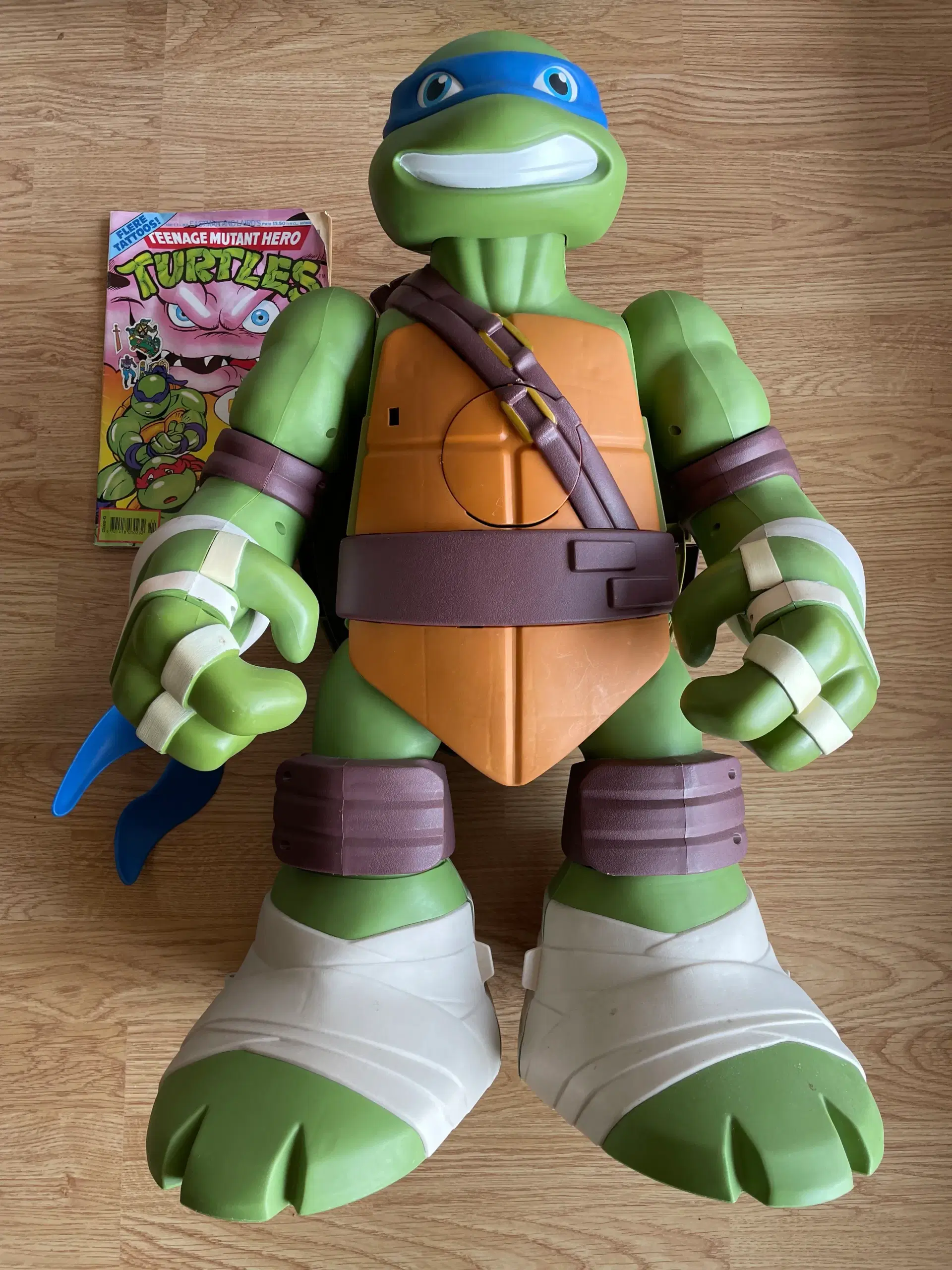 Stor Leonardo Mutant Ninja Turtles Playset m æske