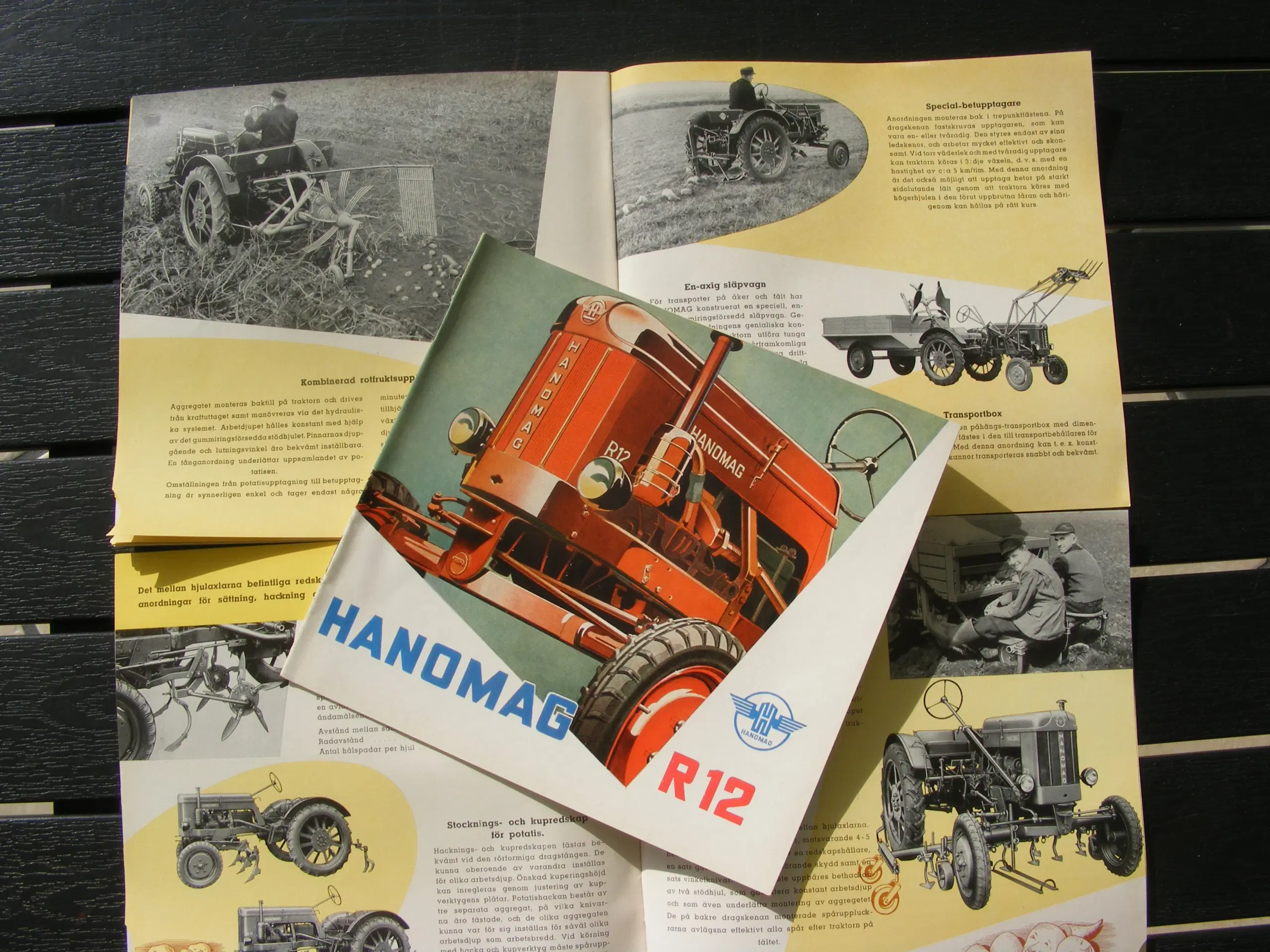 Hanomag traktorbrochurer