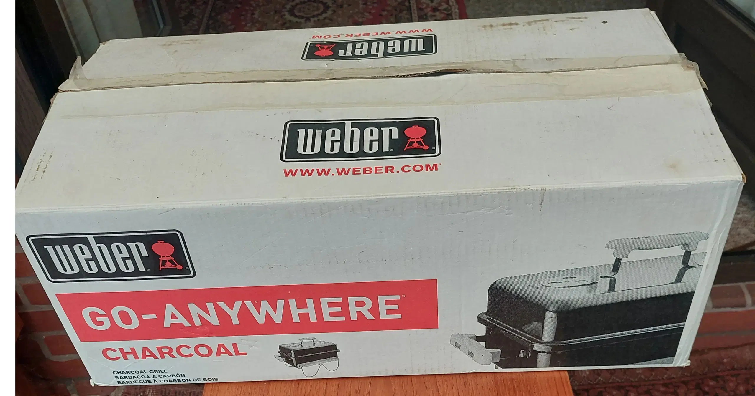 Weber trækuls grill sælges
