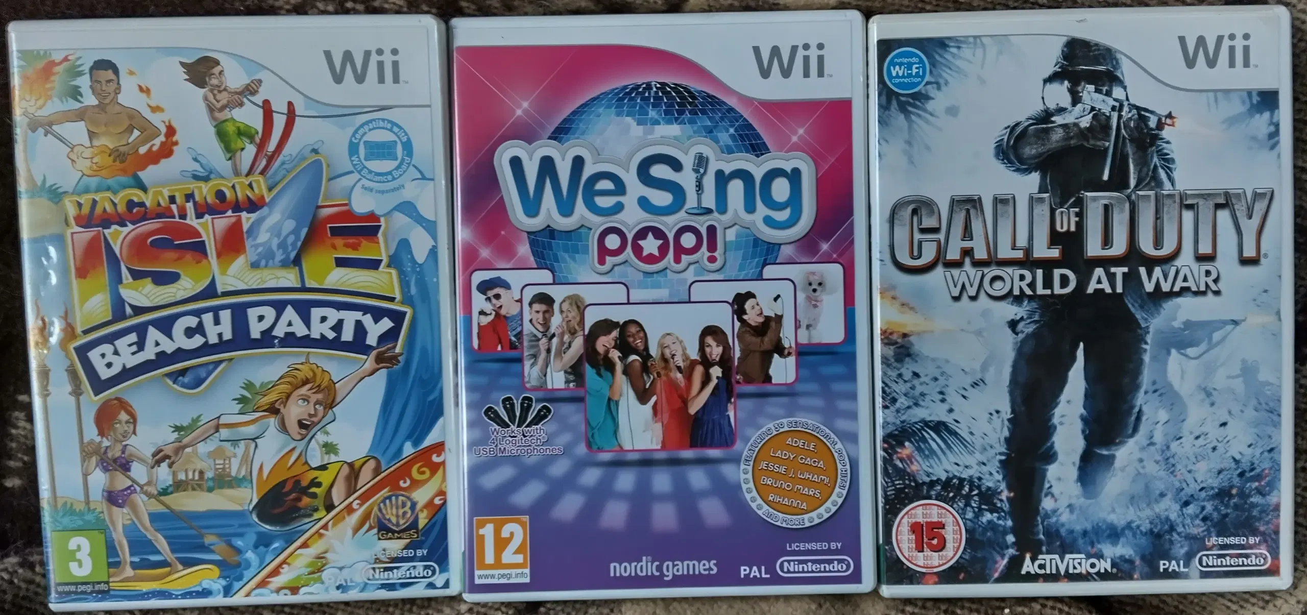 Nintendo Wii med tilbehør