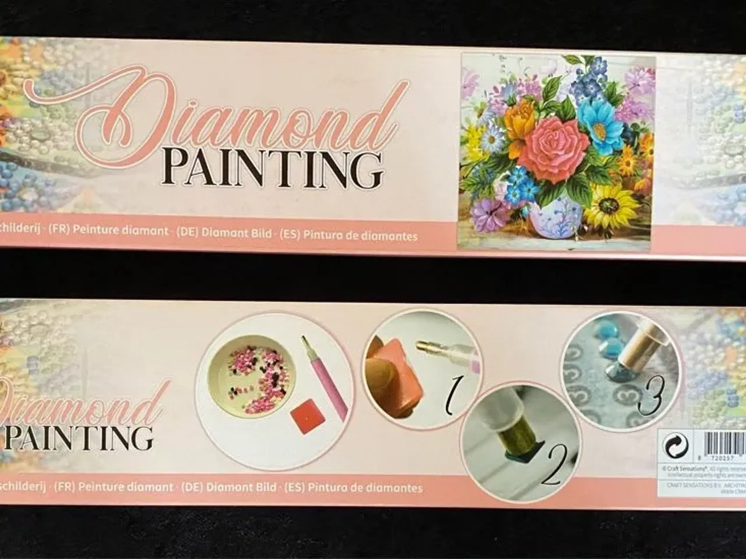 Diamond painting blomster