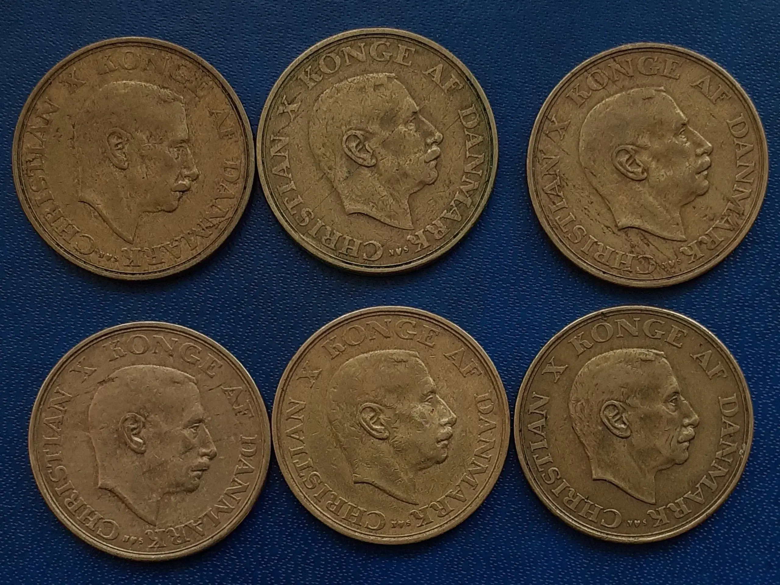 1 kr komplet fra 1942 til 1947