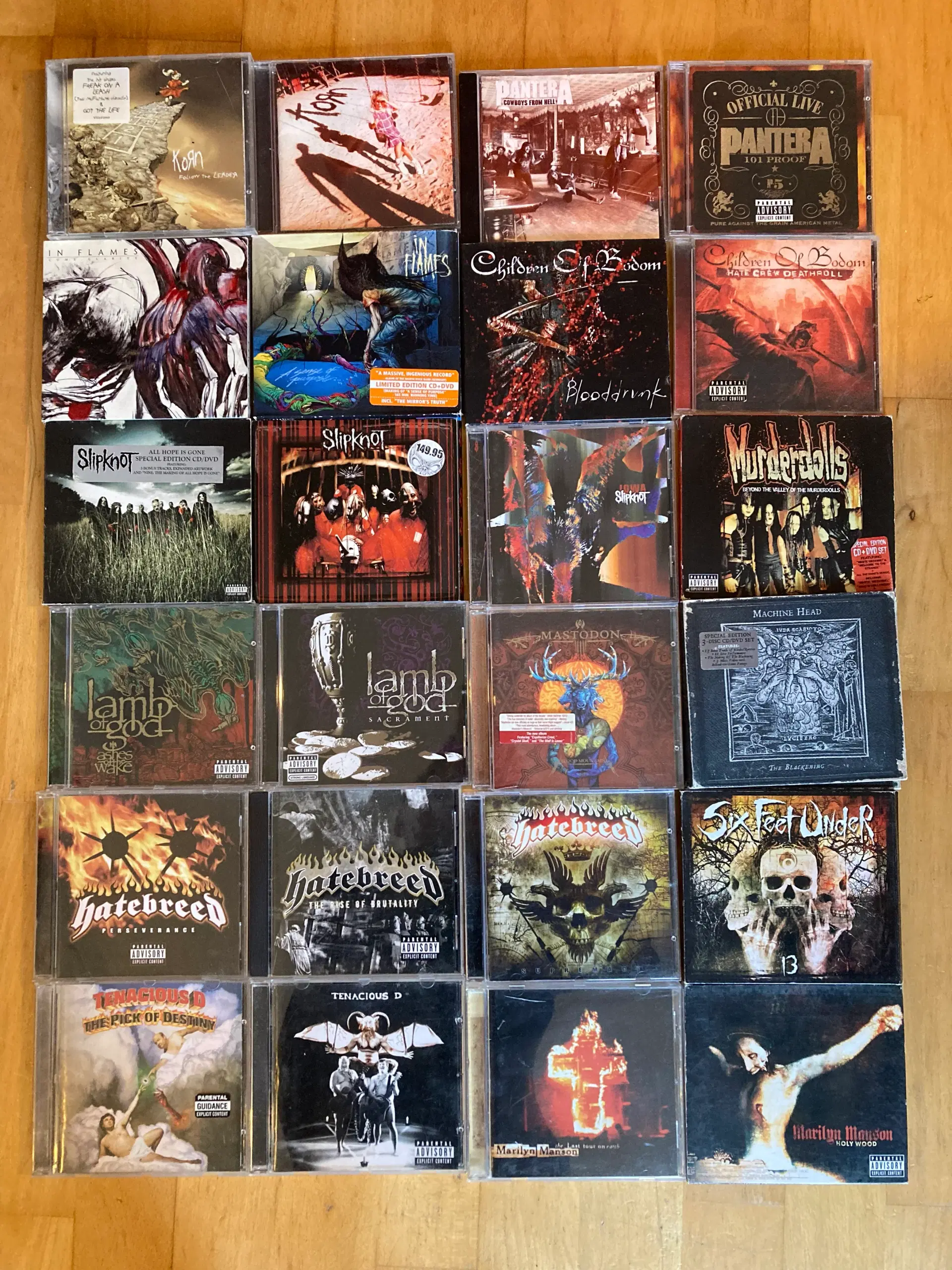 Blandede CD'er METAL / ROCK / POP / PUNK / NEW AGE