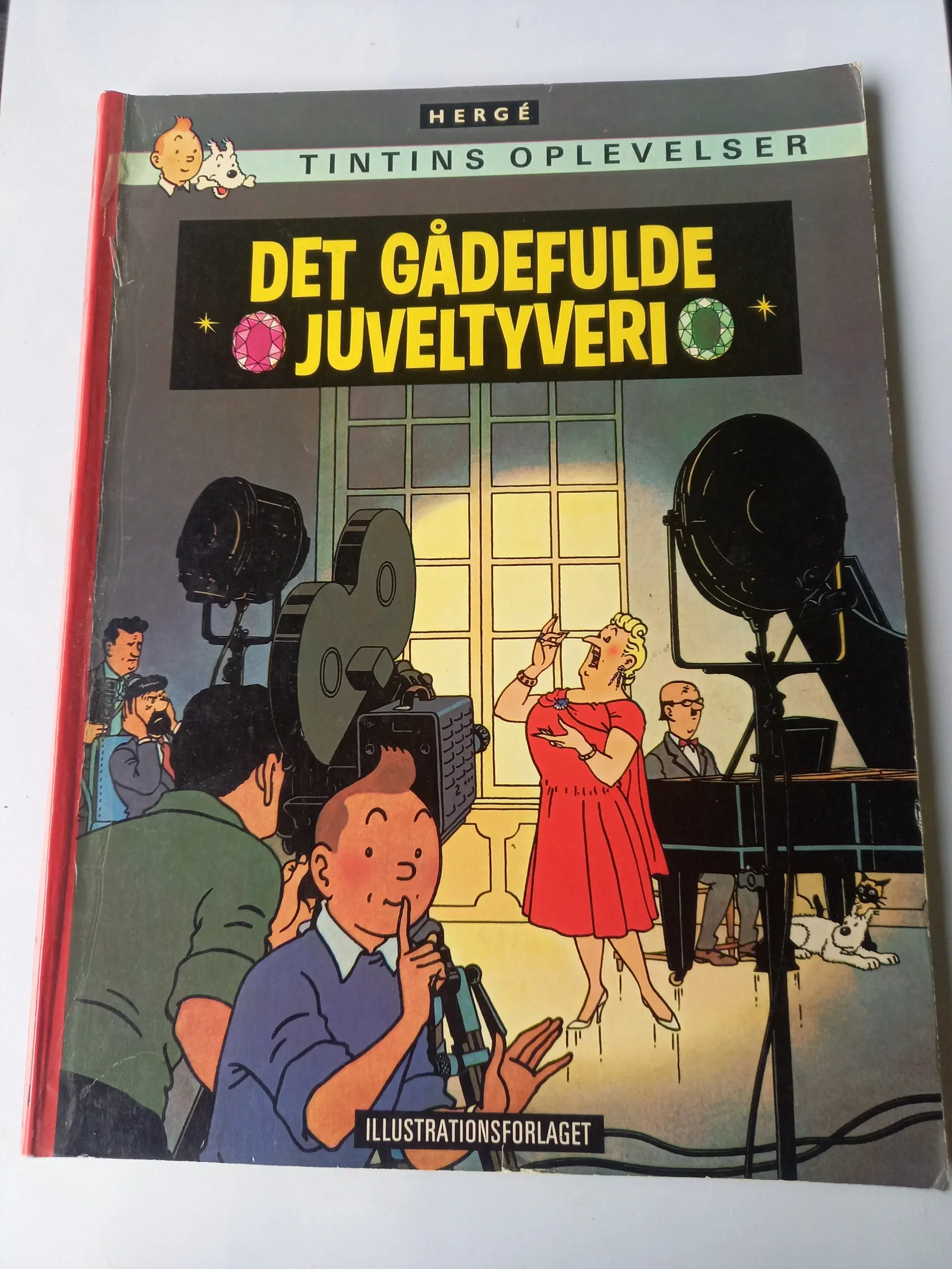 Tintin tegneserie Det Gådefulde Juveltyveri