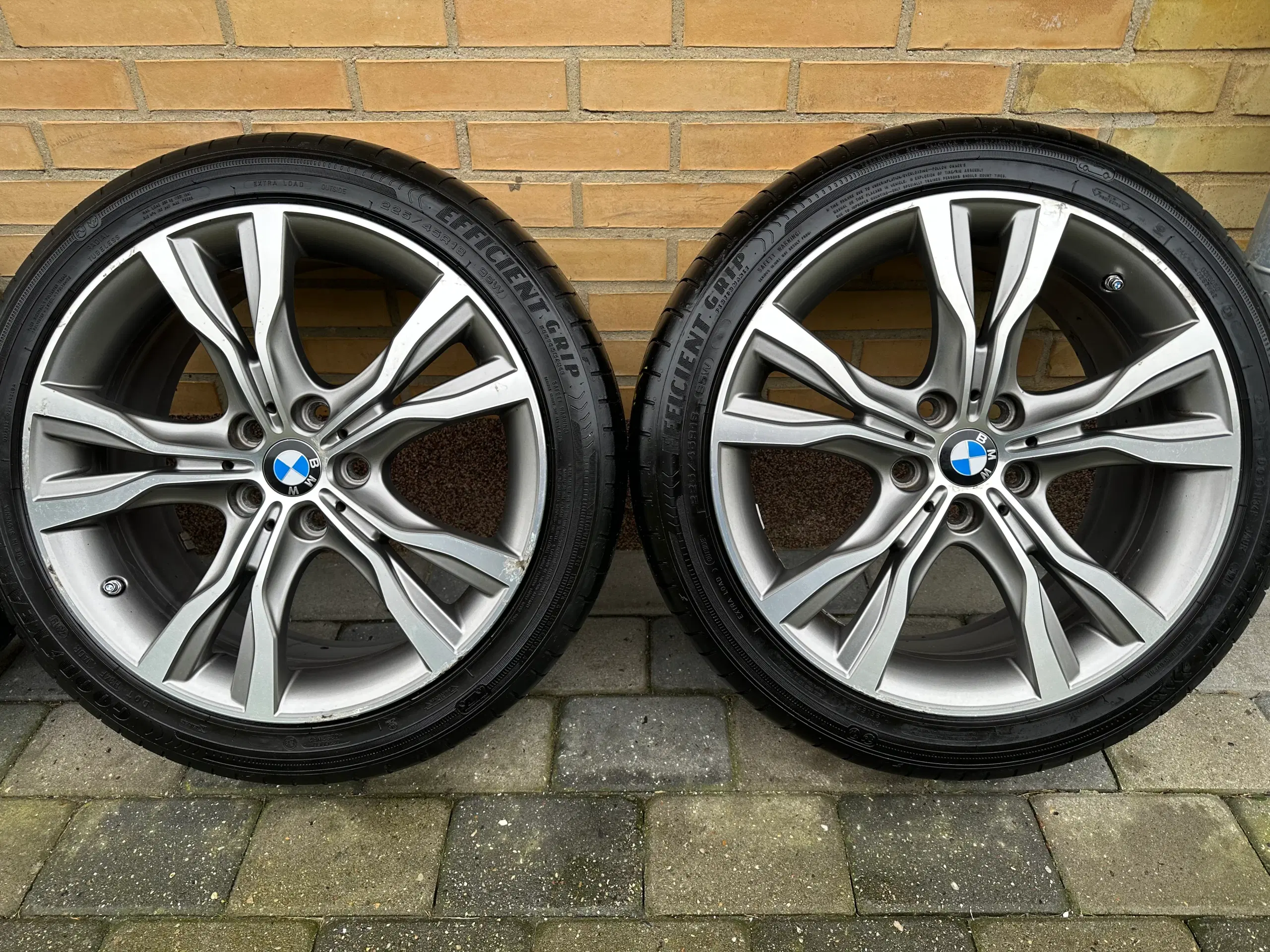 18" Originale BMW/VW sommerfælge 5x112 med tpms