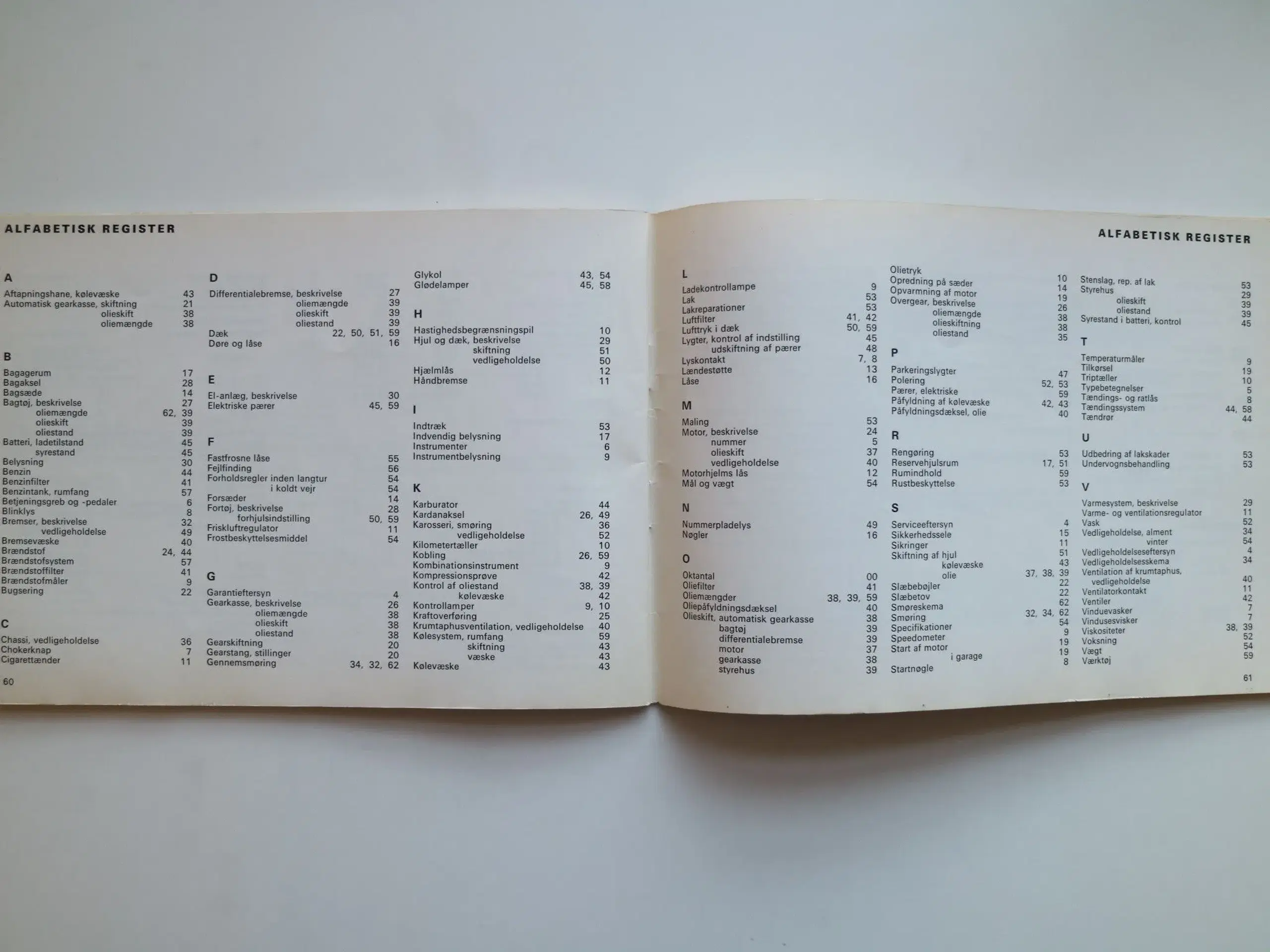 Instruktionsbog fra 1967 - Volvo 140