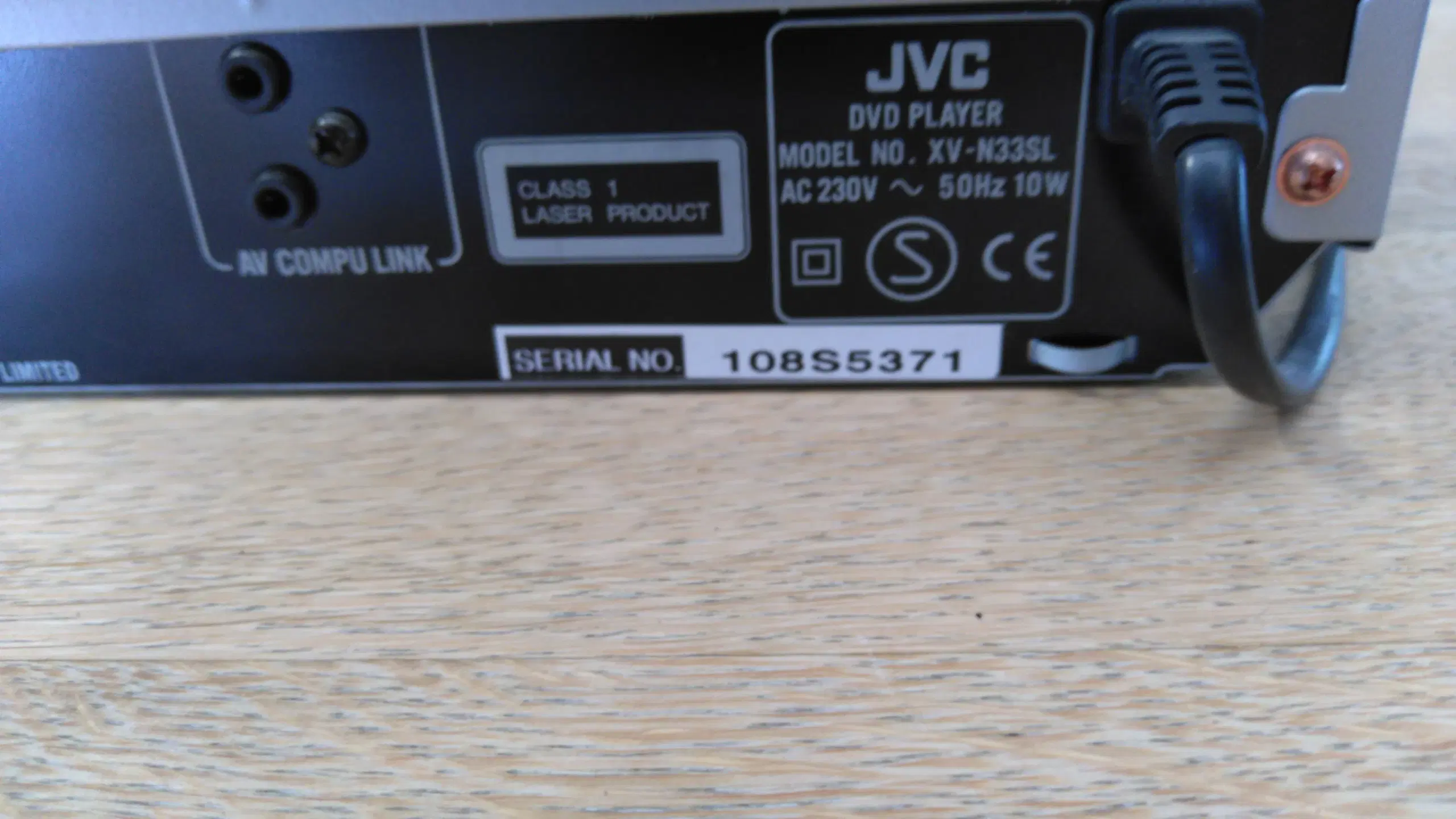 Flot CD  DVD afspiller- JVC XVN 335 L Silver